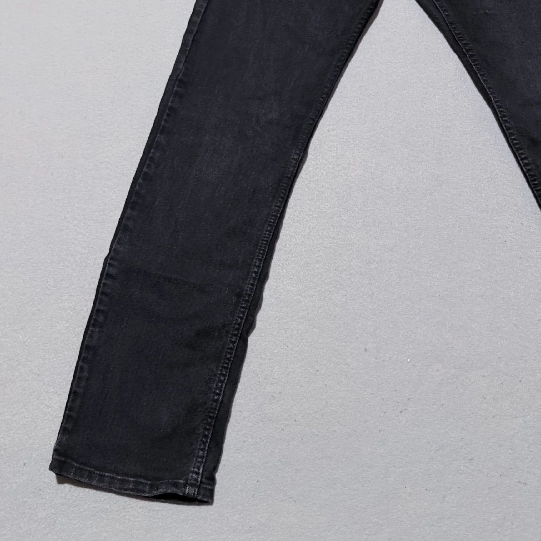 Levi's Denizen By Levi's Jeans Men Slim 30x30 Black Denimus 5-Pocket Low Rise Straight Size US 30 / EU 46 - 5 Thumbnail