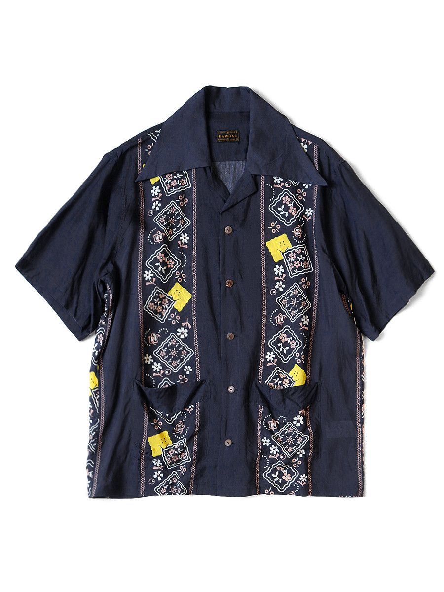 Kapital Kapital silk rayon PECKISH RAINBOWY Cuban aloha Shirt Size US L / EU 52-54 / 3 - 1 Preview