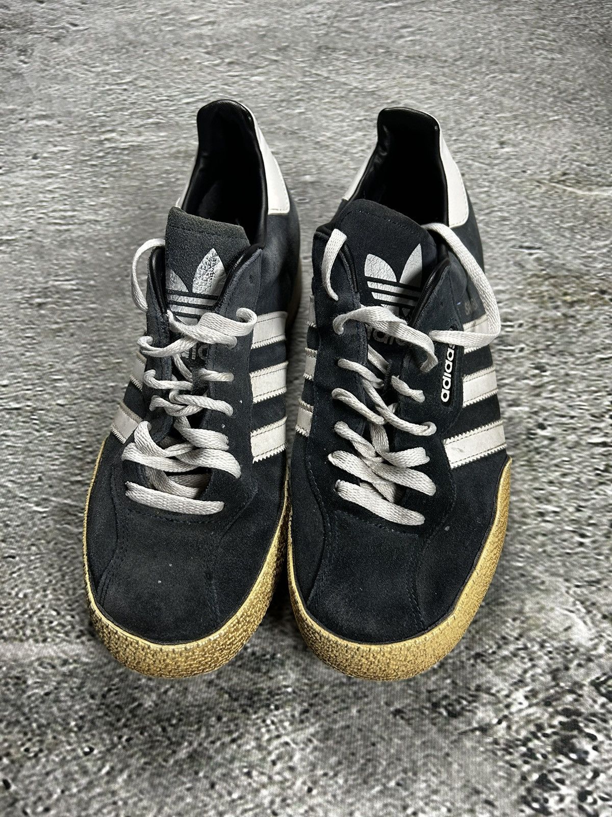 Adidas Adidas Samba Sam Super Suede navy blue shoes | Grailed