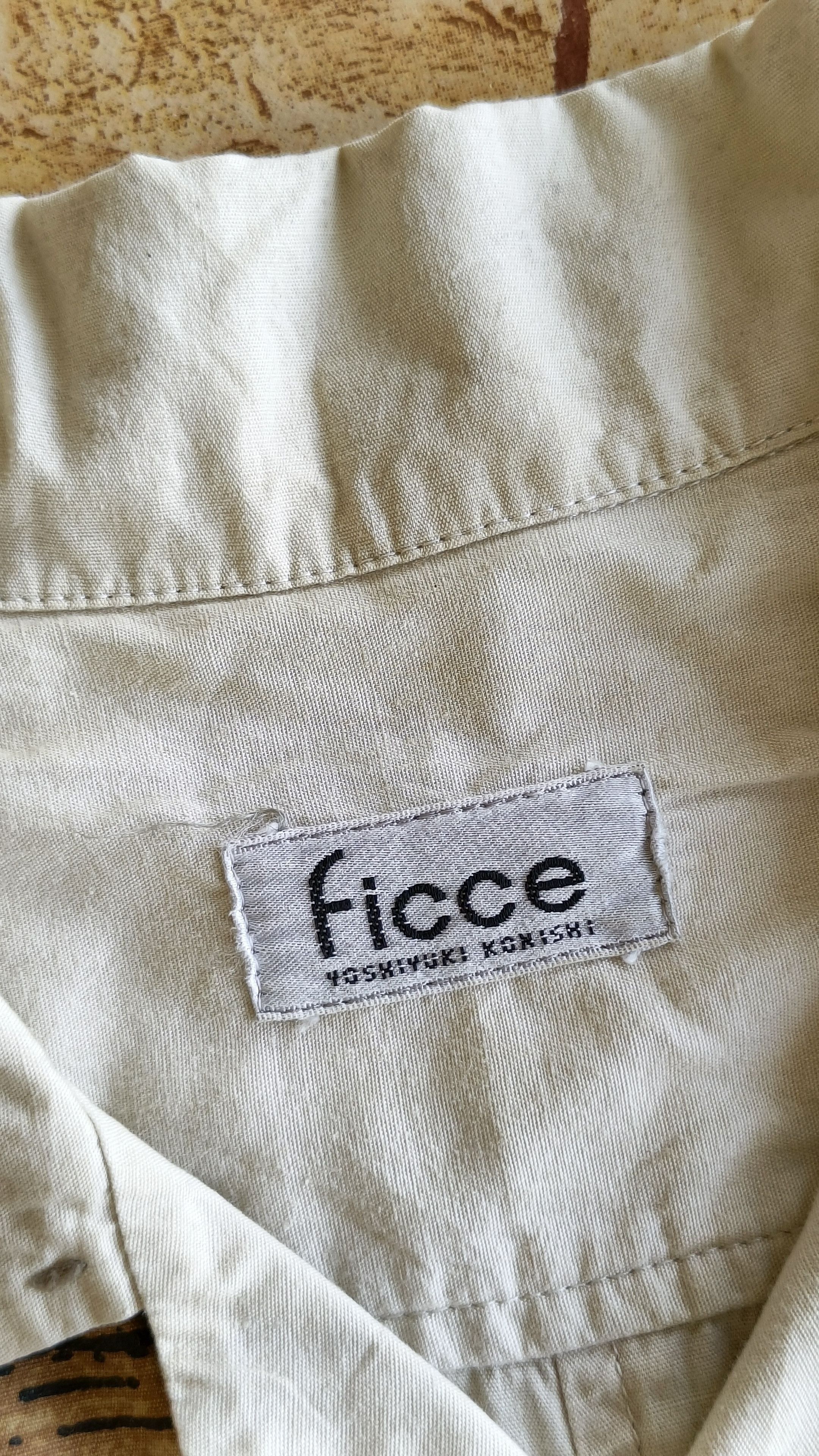 Vintage Vintage Ficce Yoshiyuki Konishi Handmade Patchwork Shirt Size US XL / EU 56 / 4 - 11 Thumbnail