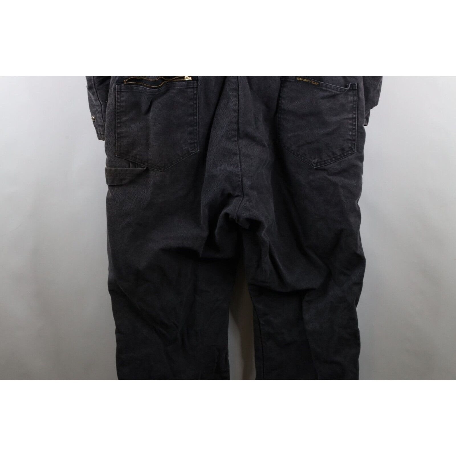 Vintage × Walls Vintage 90s Walls Distressed Quilted Denim Coveralls Size US L / EU 52-54 / 3 - 17 Thumbnail