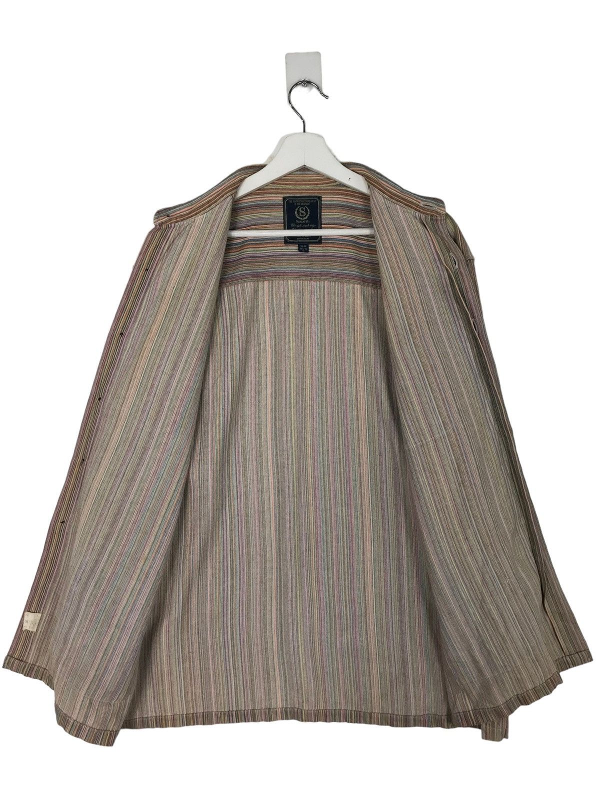 Japanese Brand 💥 SCHIATTI CANDY STRIPE RAINBOWN CHORE JACKET Size US M / EU 48-50 / 2 - 8 Thumbnail