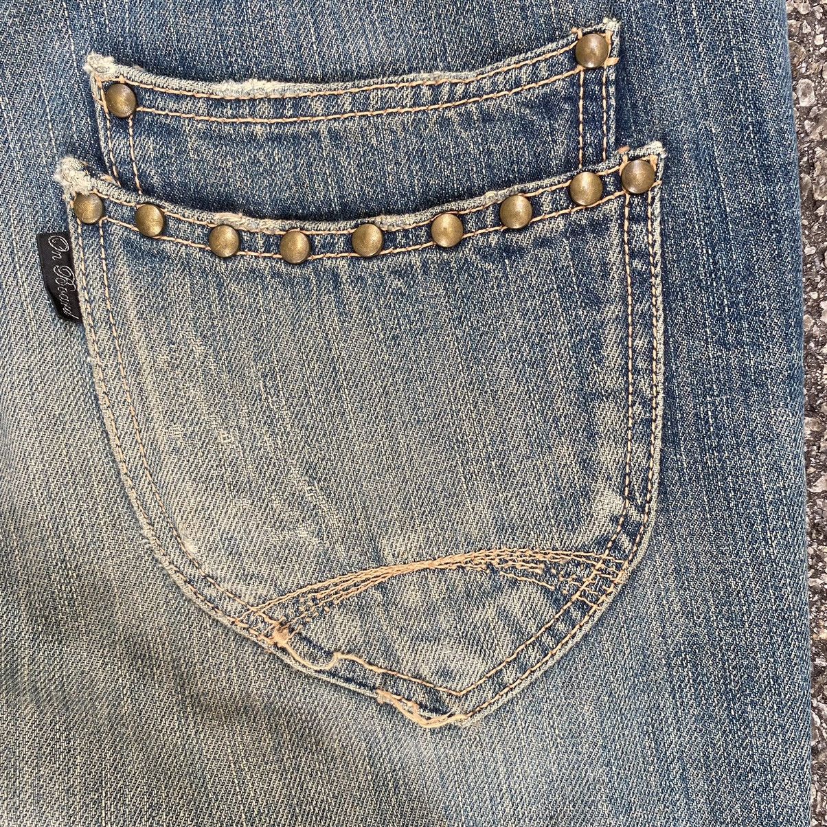 Hysteric Glamour Flare Jeans Japanese On Boards Distressed Denim Low Rise Size US 32 / EU 48 - 15 Thumbnail