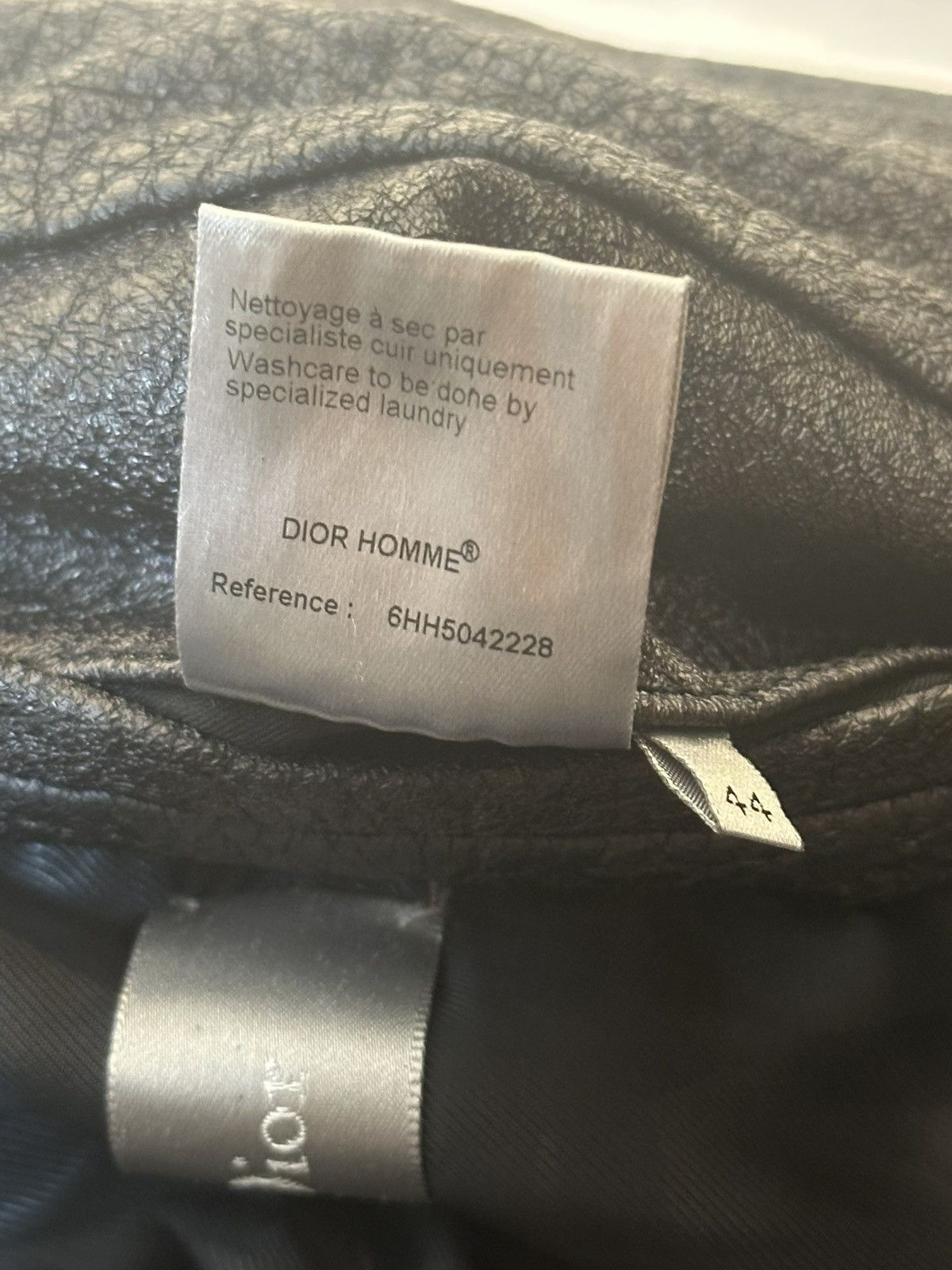 Dior × Hedi Slimane Dior Homme AW06 Blistered 4 Pocket Leather Jacket Size US S / EU 44-46 / 1 - 6 Thumbnail