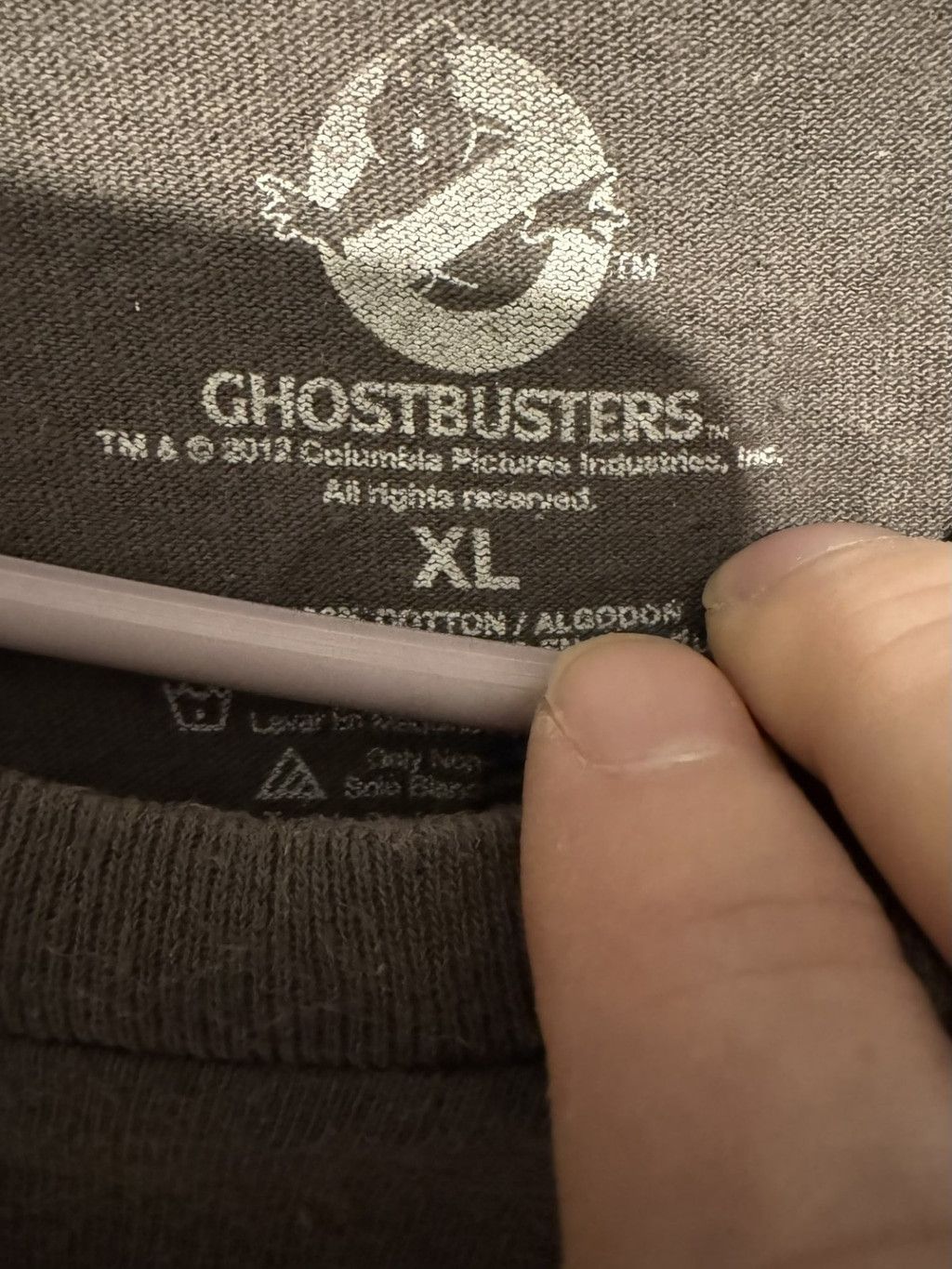 The Unbranded Brand Ghostbusters Movie Logo T-Shirt Men's Size XL Gray Size US XL / EU 56 / 4 - 3 Thumbnail