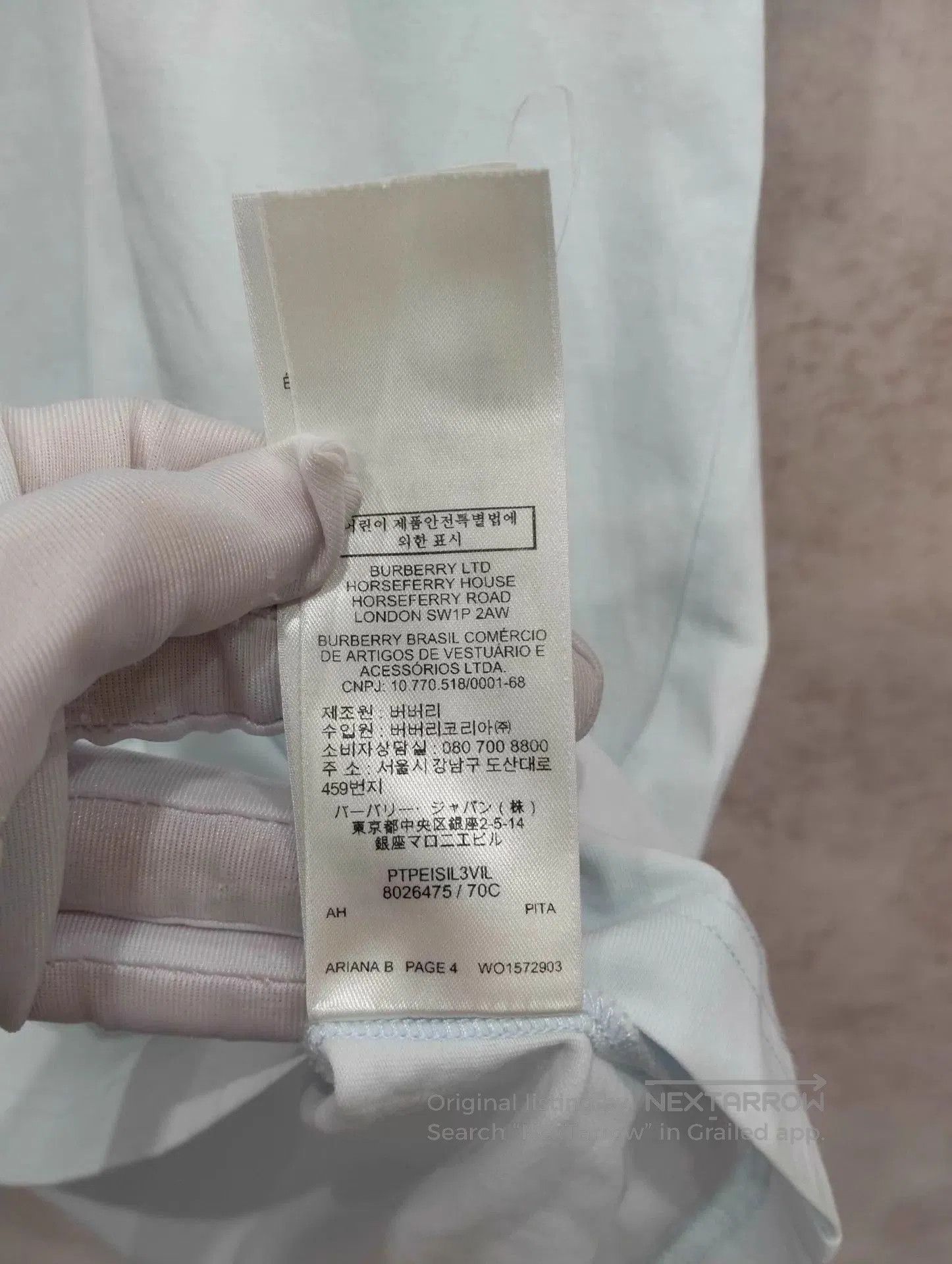 Burberry White Short. Size US M / EU 48-50 / 2 - 8 Thumbnail