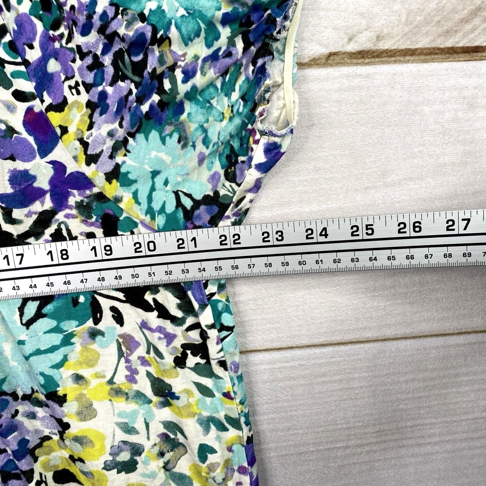 Vintage Ana Womens 3X Blouse Puff Sleeve Scoop Neck Pullover Floral Boho Peasant Stretch Rayon Casual Party/Cocktail Travel Fall Spring Womens Size XXL / US 16-18 / IT 52-54 - 7 Thumbnail