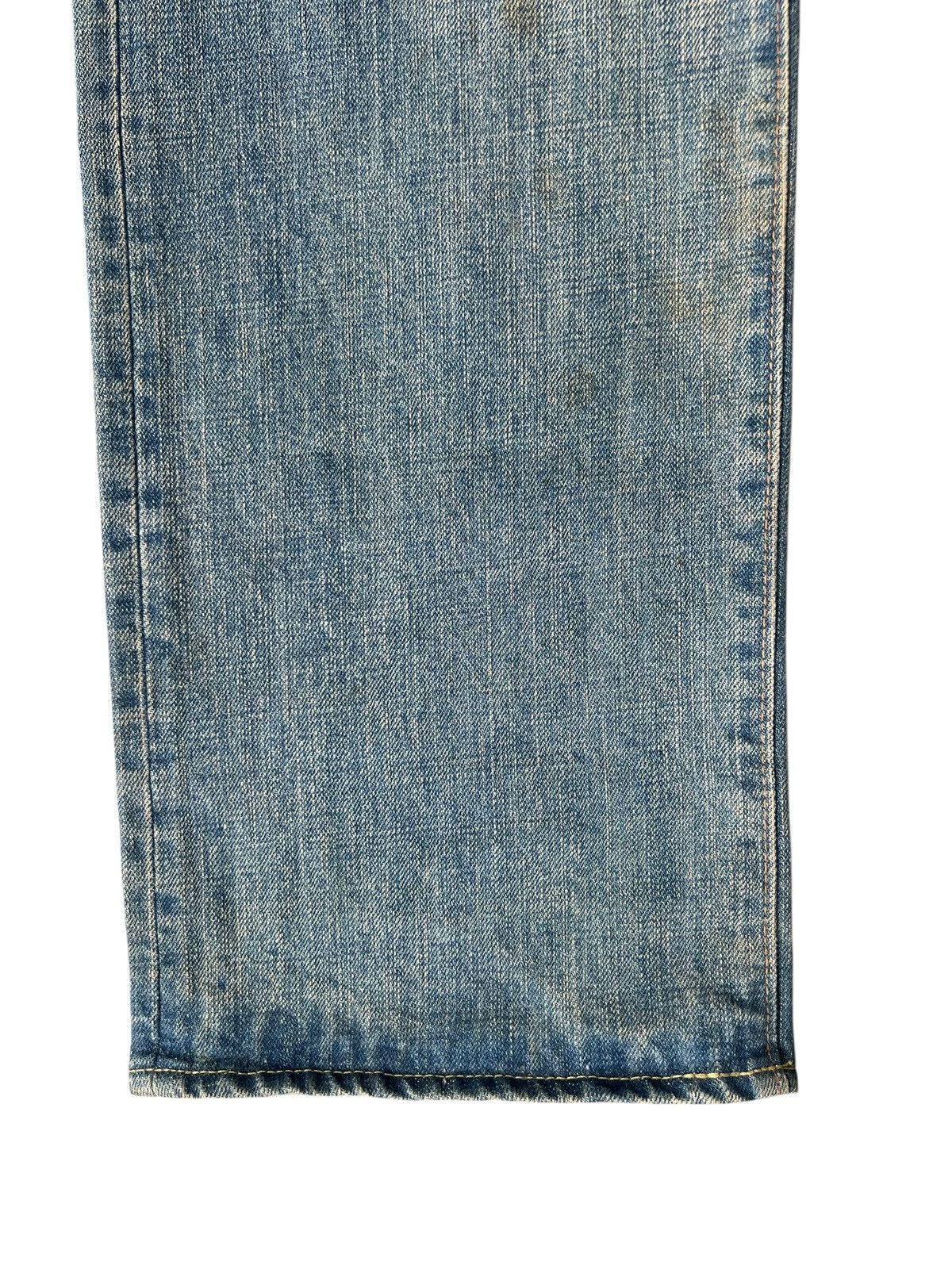 Eternal ETERNAL Japan Buttonfly Distressed Aging Mud Denim Jeans Size US 34 / EU 50 - 10 Thumbnail