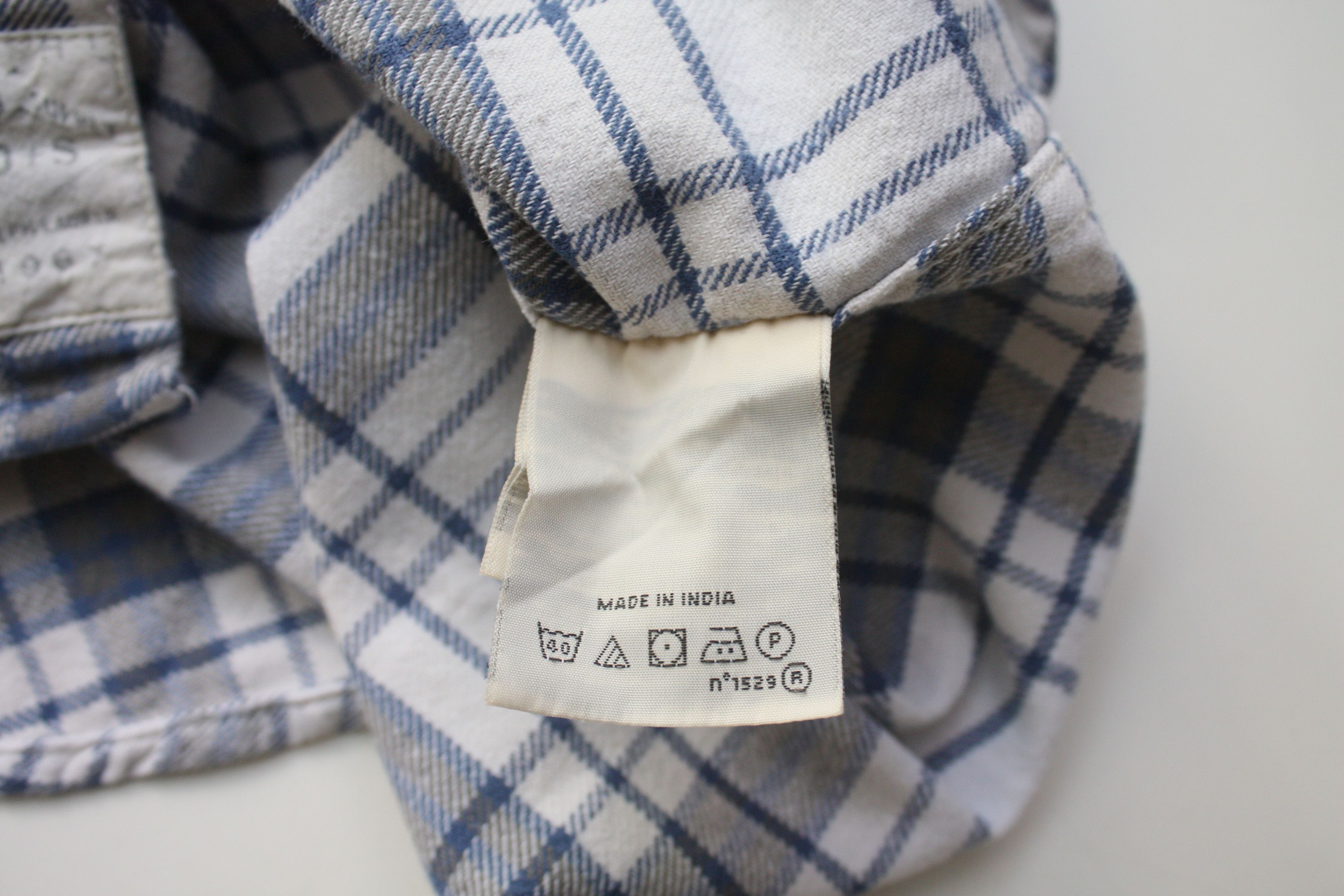 Denim & Supply Ralph Lauren Denim & Supply Ralph Laurent White Checkered Flannel Shirt M Size US M / EU 48-50 / 2 - 6 Thumbnail