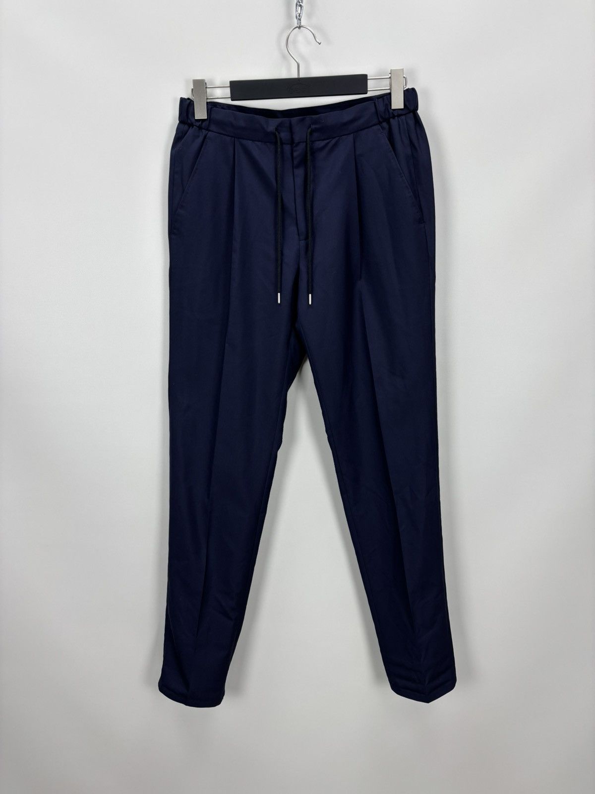 Suitsupply Mens wool pants Suitsupply Ames Pleat ES Size 48 Color Blue Size US 33 - 1 Thumbnail