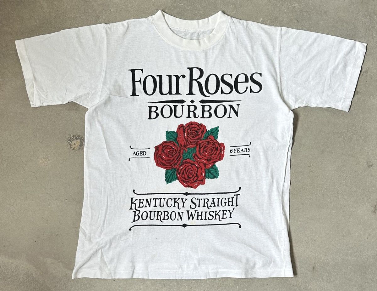Vintage VINTAGE FOUR ROSE BOURBON TEE Size US M / EU 48-50 / 2 - 1 Thumbnail