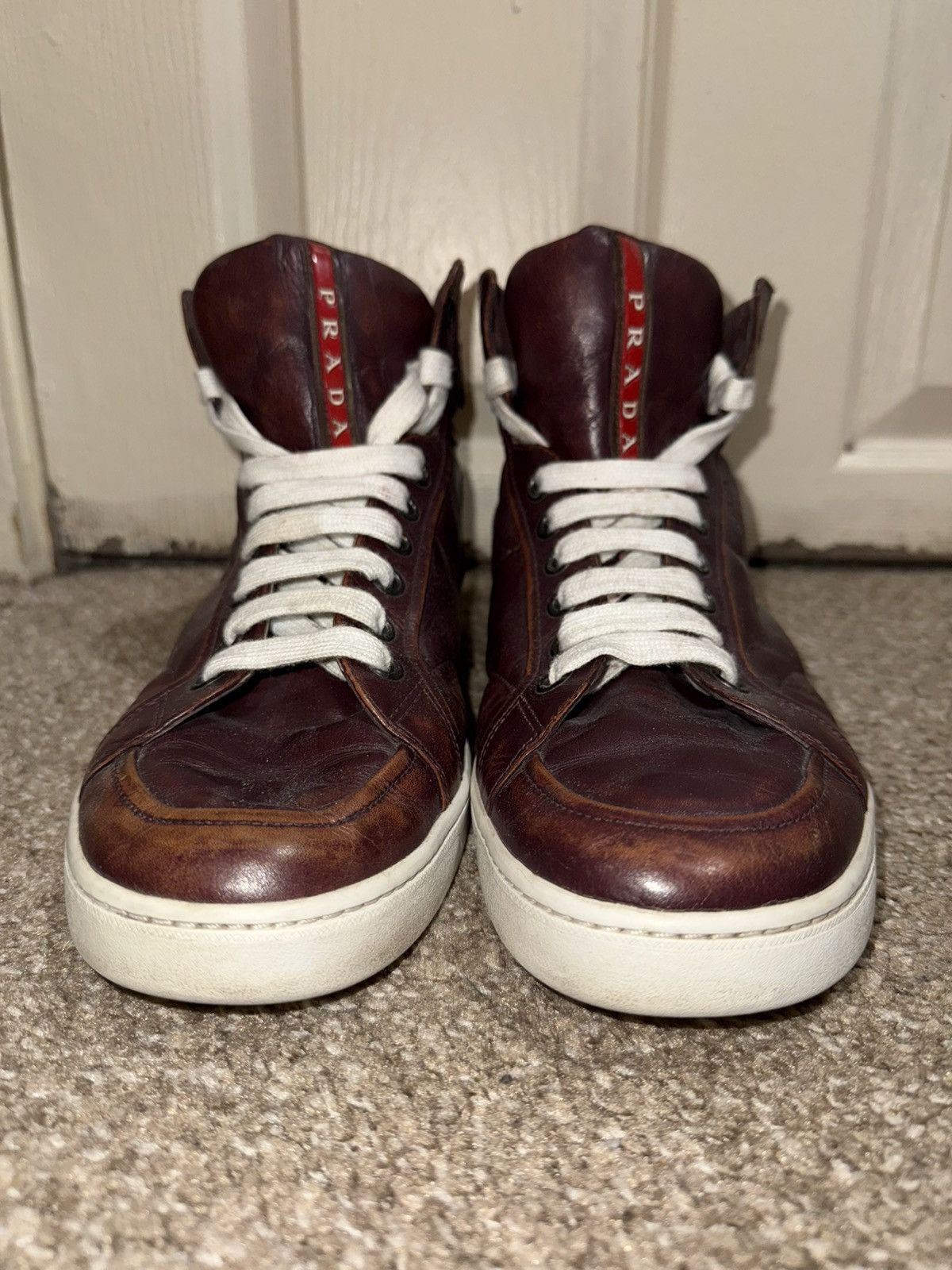 Prada Prada fidello Vintage hi-top sneakers Size US 9.5 / EU 42-43 - 9 Thumbnail