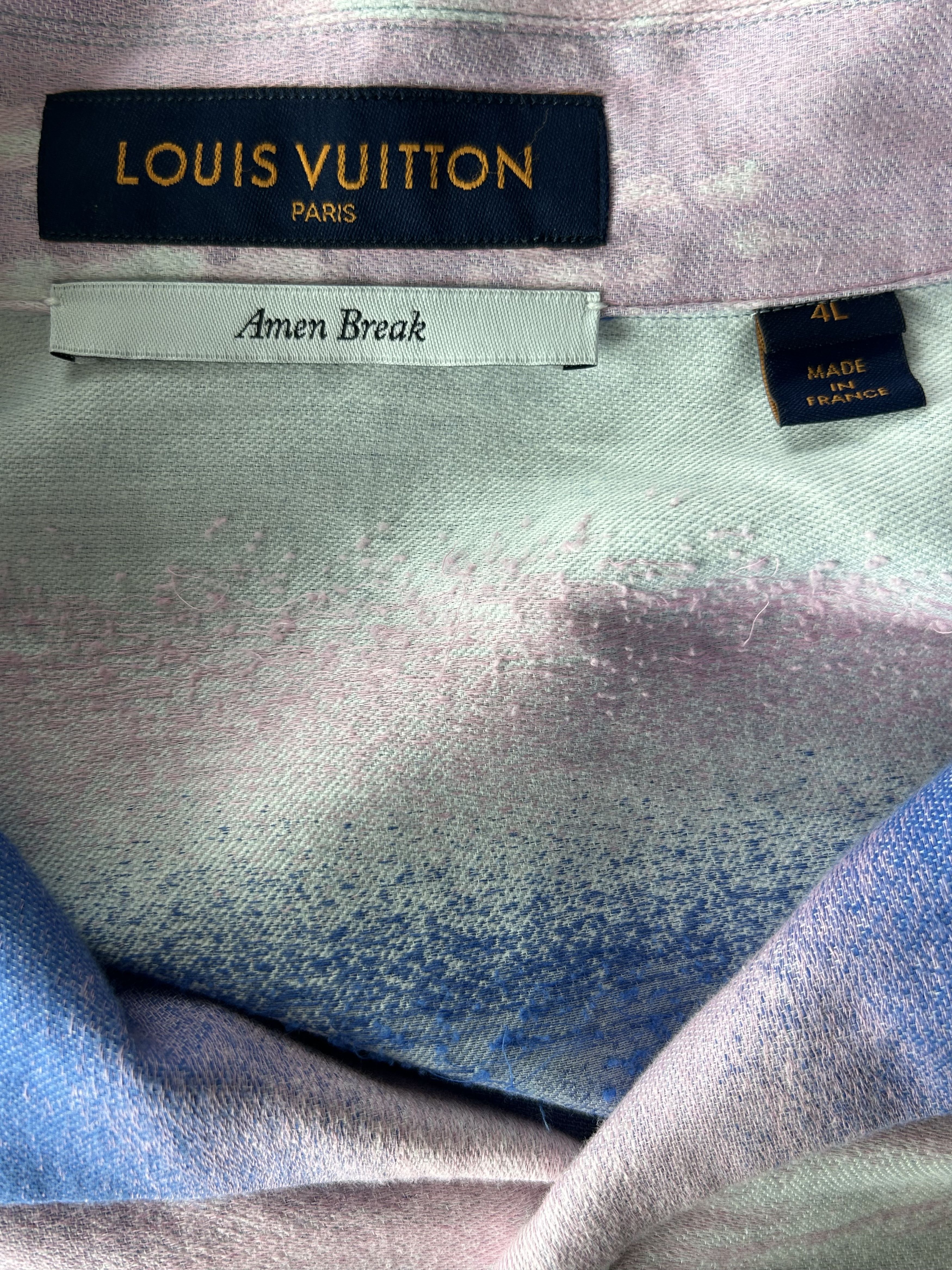 Louis Vuitton Louis Vuitton Multicolor Landscape Button Up Shirt Size US XXL / EU 58 / 5 - 3 Thumbnail