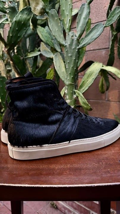 Daniel Patrick Daniel Patrick Men's Hightop Black Shoes Size 10 Pre-Owned! Size US 10 / EU 43 - 4 Thumbnail