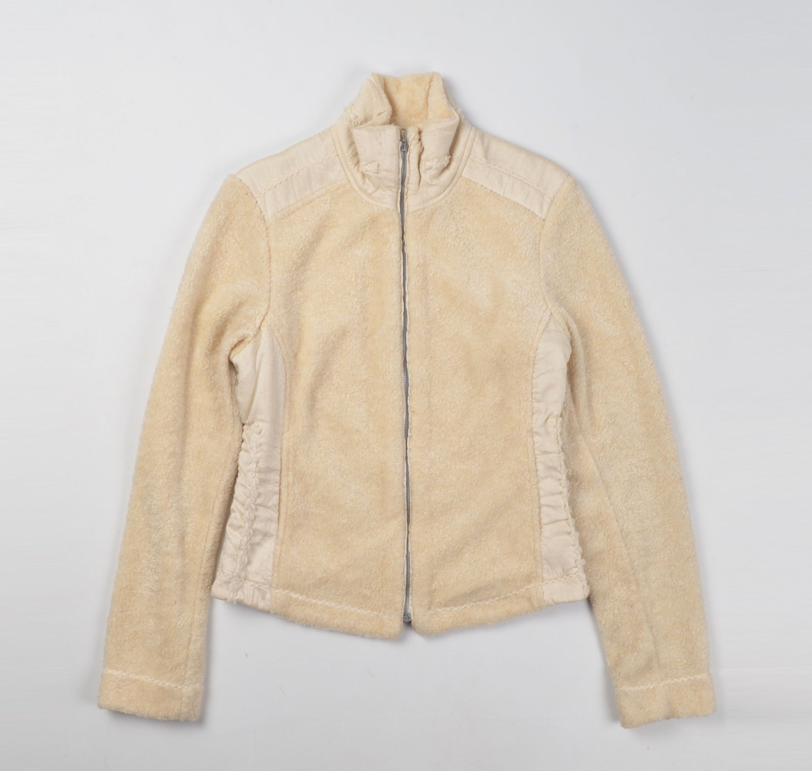 Vintage Vintage Nile Atelier Cream Warm Fleece Jacket Size S / US 4 / IT 40 - 1 Thumbnail