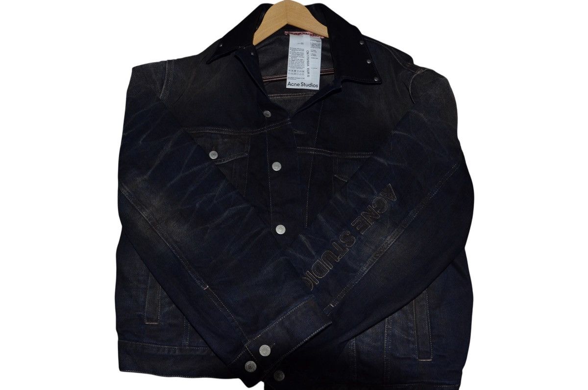Acne Studios Acne studios leather coat denim jacket Size US S / EU 44-46 / 1 - 2 Thumbnail
