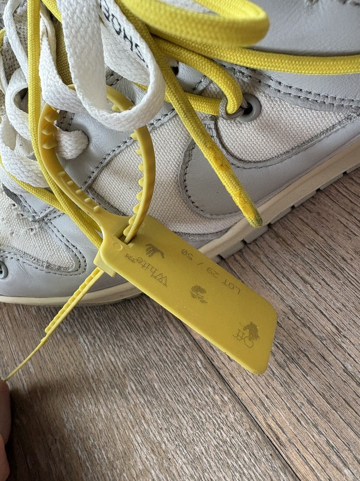 Nike × Off-White Nike Dunk Off-white lot 29 Size US 10 / EU 43 - 4 Thumbnail