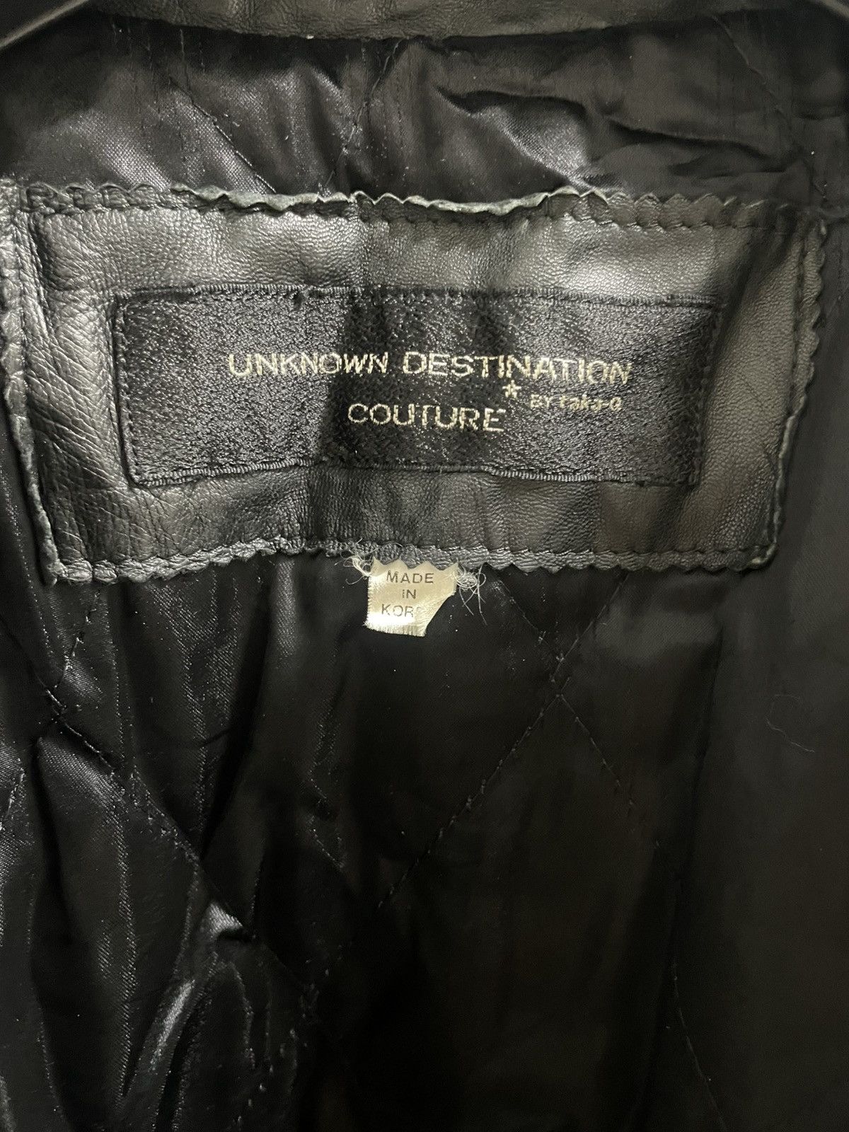 Vintage Unknown destination leather jacket Size US XL / EU 56 / 4 - 4 Thumbnail