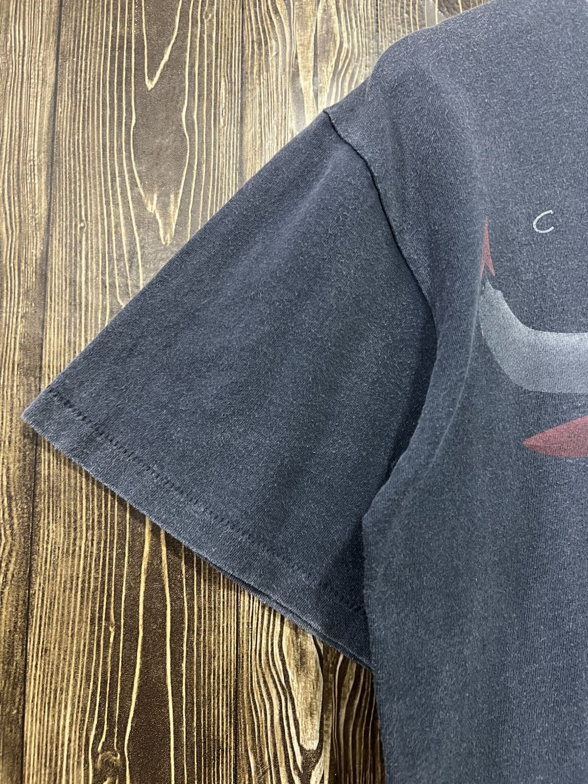 Vintage Vintage 90s Sunfaded Chicago Bulls Boxy Tshirt Size US L / EU 52-54 / 3 - 3 Thumbnail