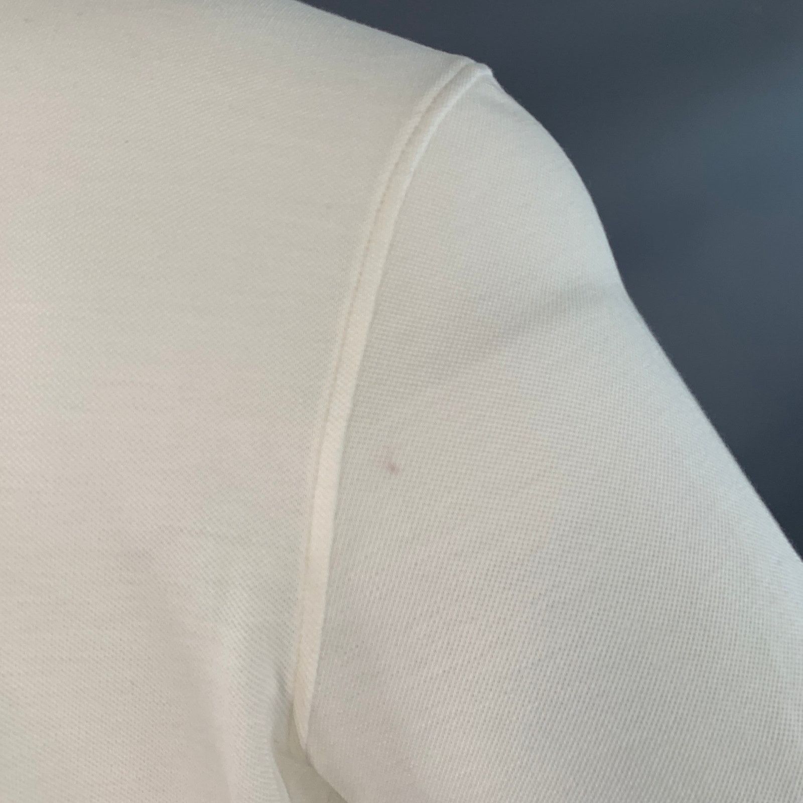 Isaia ISAIA Size M Off White Cotton Short Sleeve Polo Size US M / EU 48-50 / 2 - 6 Thumbnail