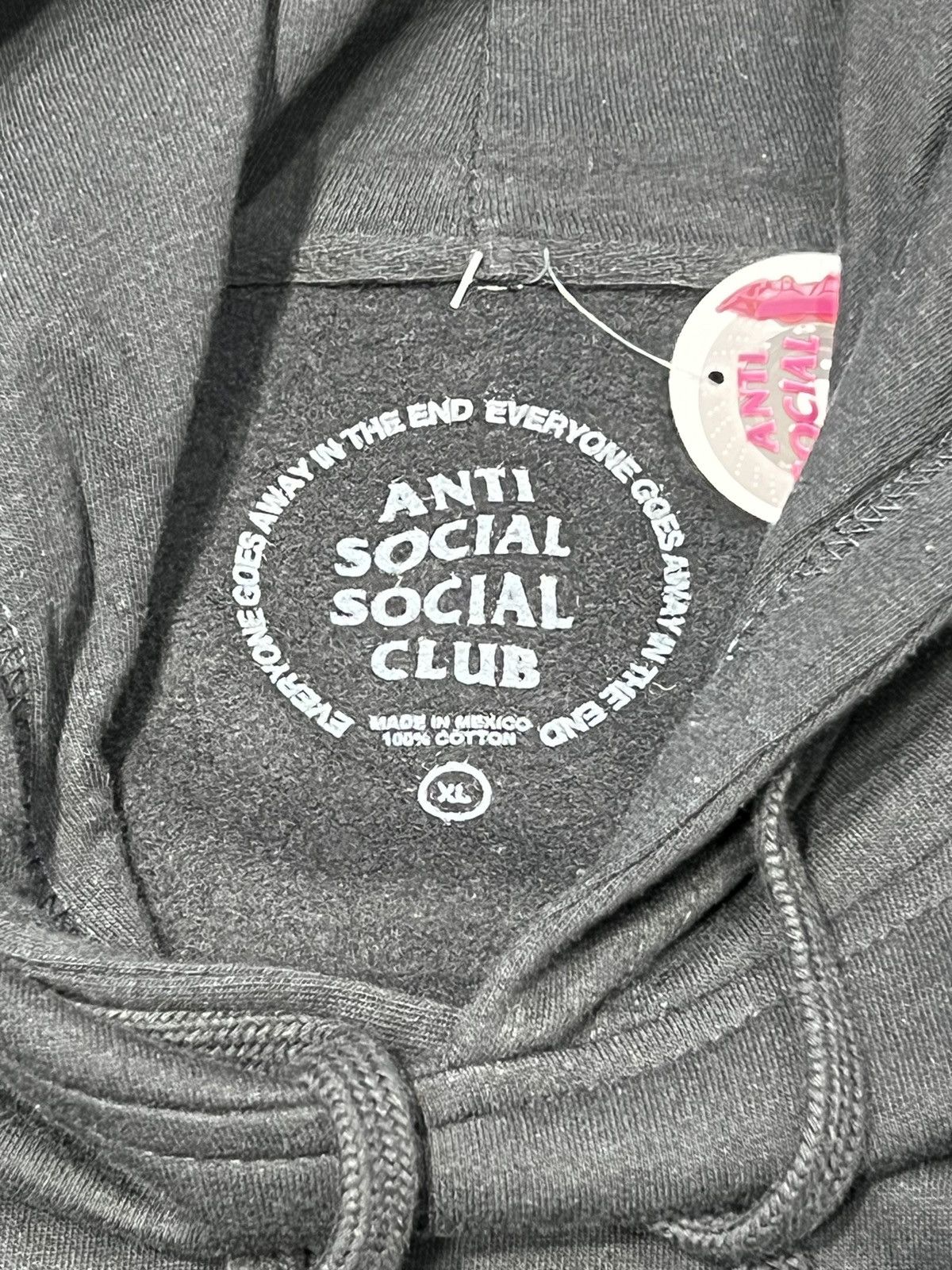 Anti Social Social Club × Playboy ASSC x PLAYBOY “BUNNY LOGO” HOODIE - SIZE XL - (BLACK) Size US XL / EU 56 / 4 - 3 Thumbnail