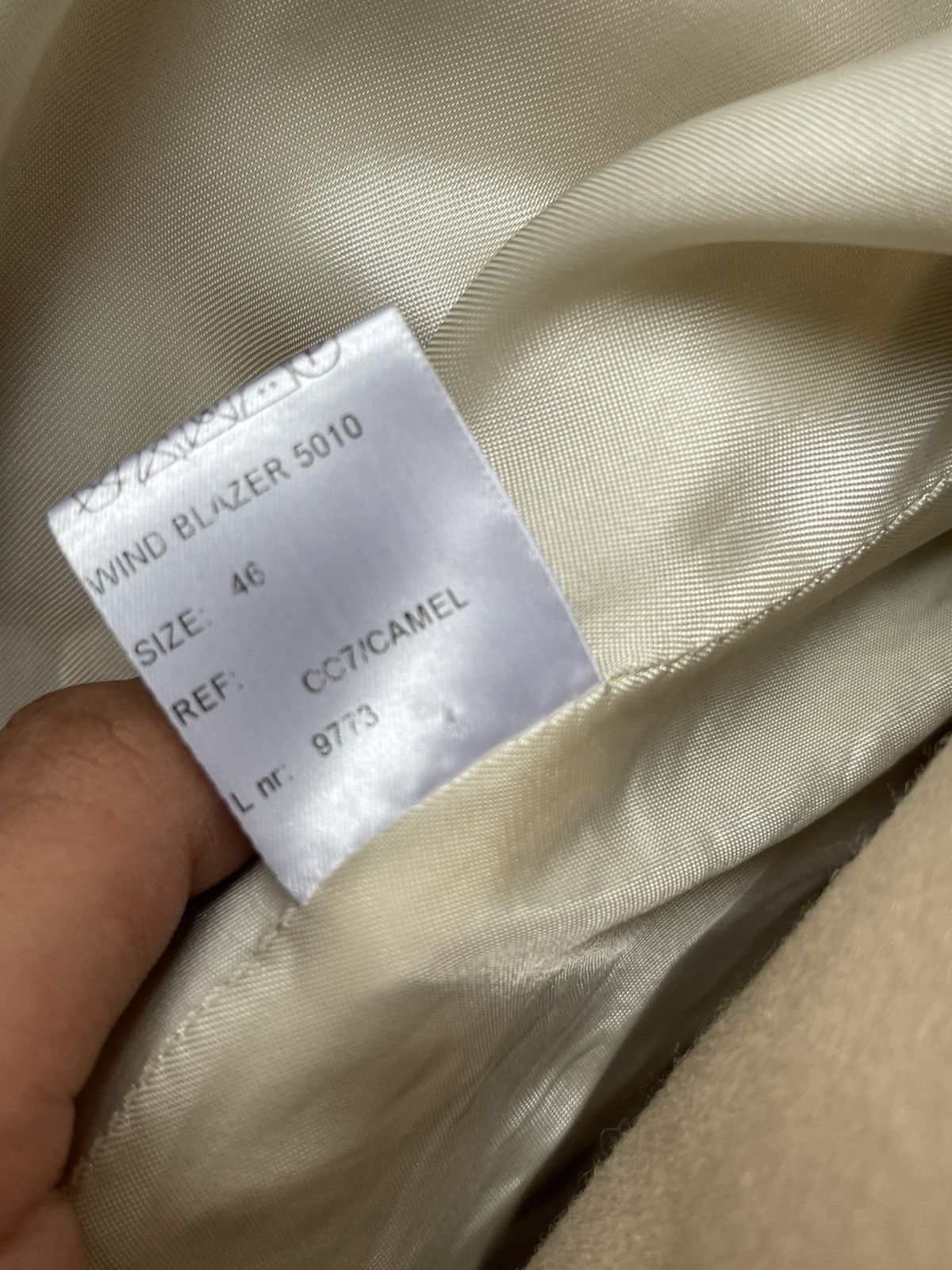Walter Van Beirendonck Fall 2008 Beige 3D Blazer “SAMPLE”