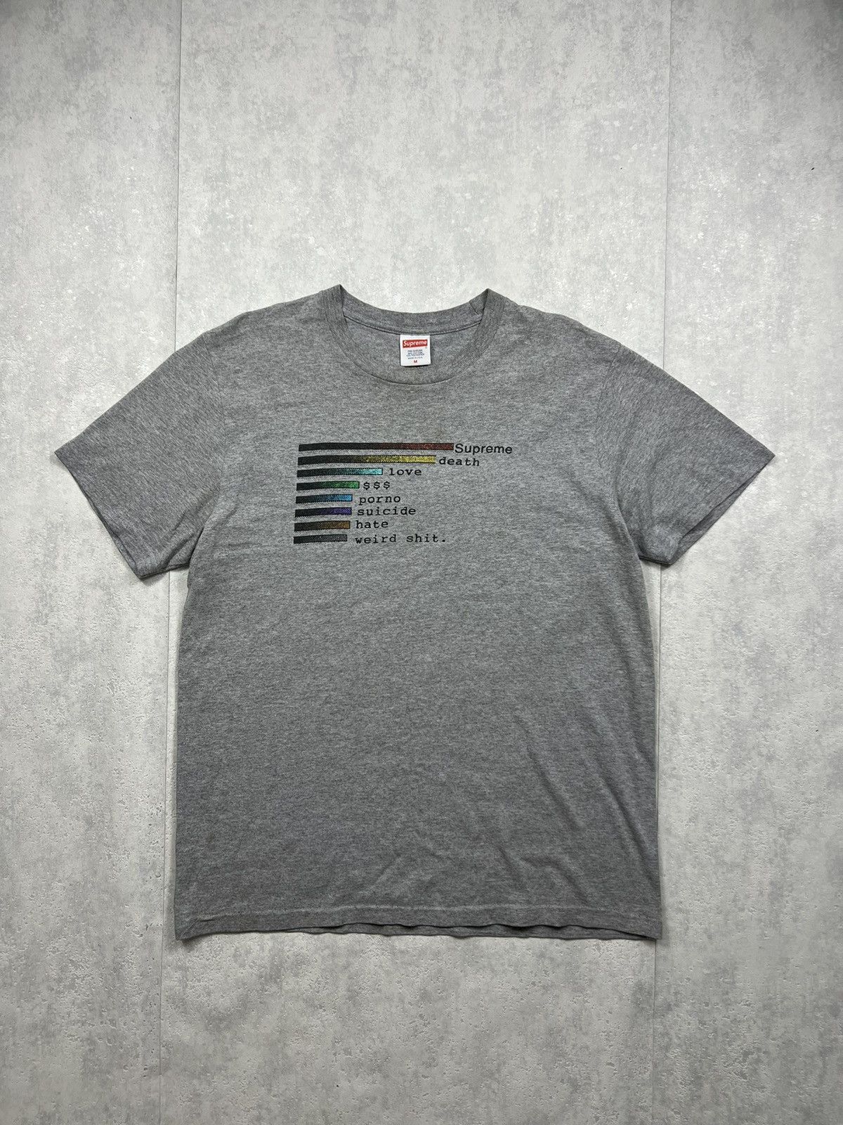 Supreme 00’s SUPREME DEATH LOVE RARE VINTAGE Y2K HYPE TEE Size US M / EU 48-50 / 2 - 1 Thumbnail