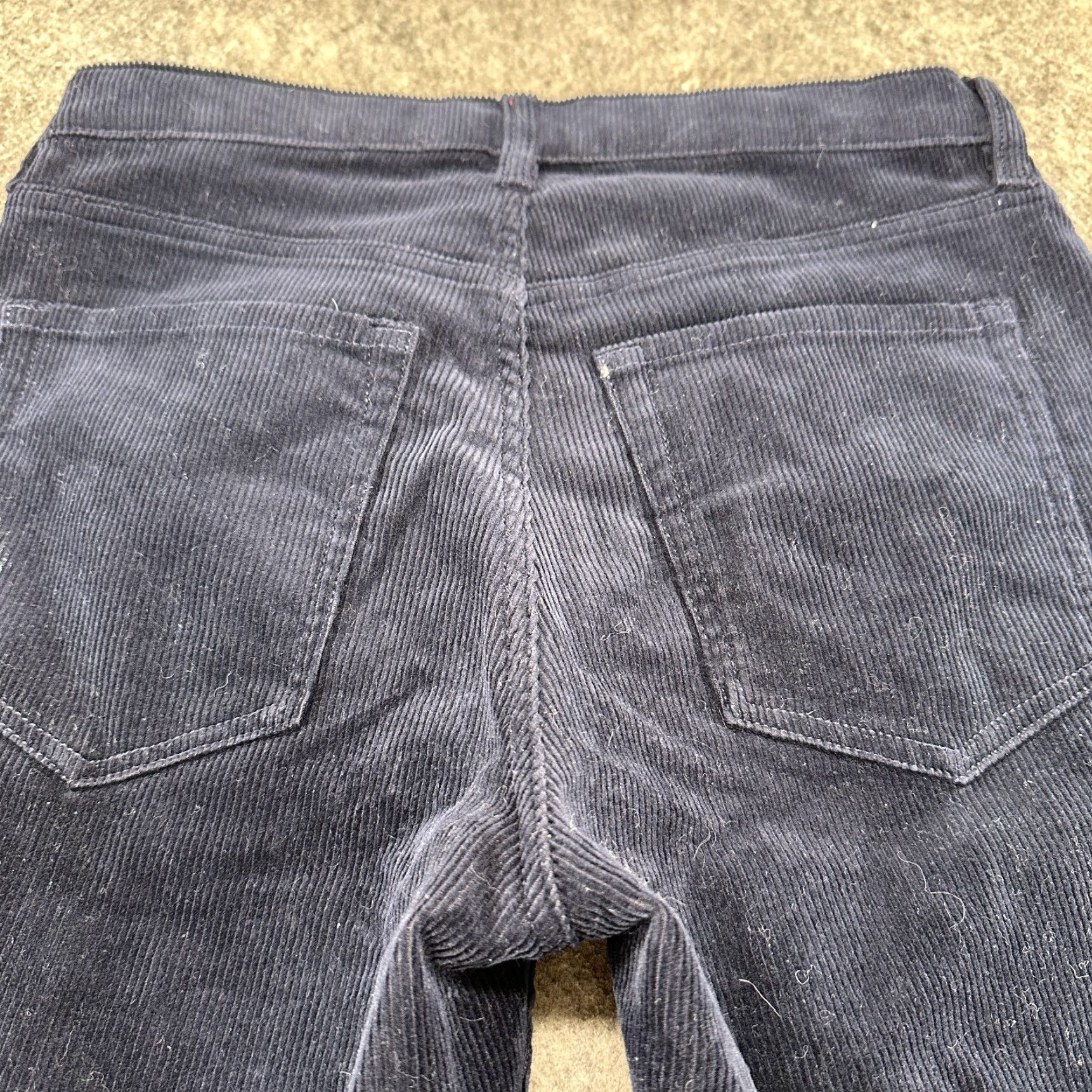 Banana Republic VINTAGE Banana Republic Pants Womens 26 Blue Navy Corduroy Bootcut Flare Classic Cotton Size 28" / US 6 / IT 42 - 6 Thumbnail
