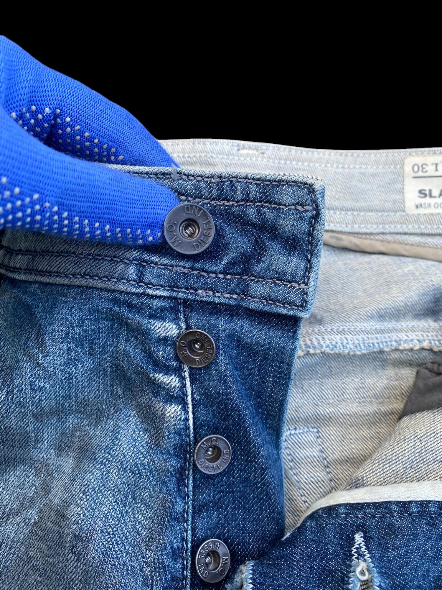 Diesel HOT🔥DIESEL SLAMMER WASH 00615 slimfit W28x30 inch Size US 28 / EU 44 - 12 Thumbnail