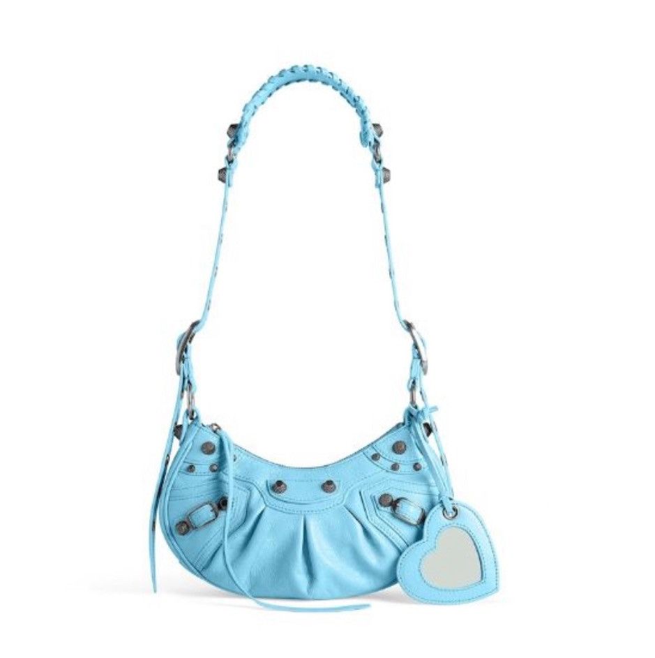 Balenciaga Balenciaga Blue XS Motocross Embossed Le Cagole Size ONE SIZE - 1 Thumbnail