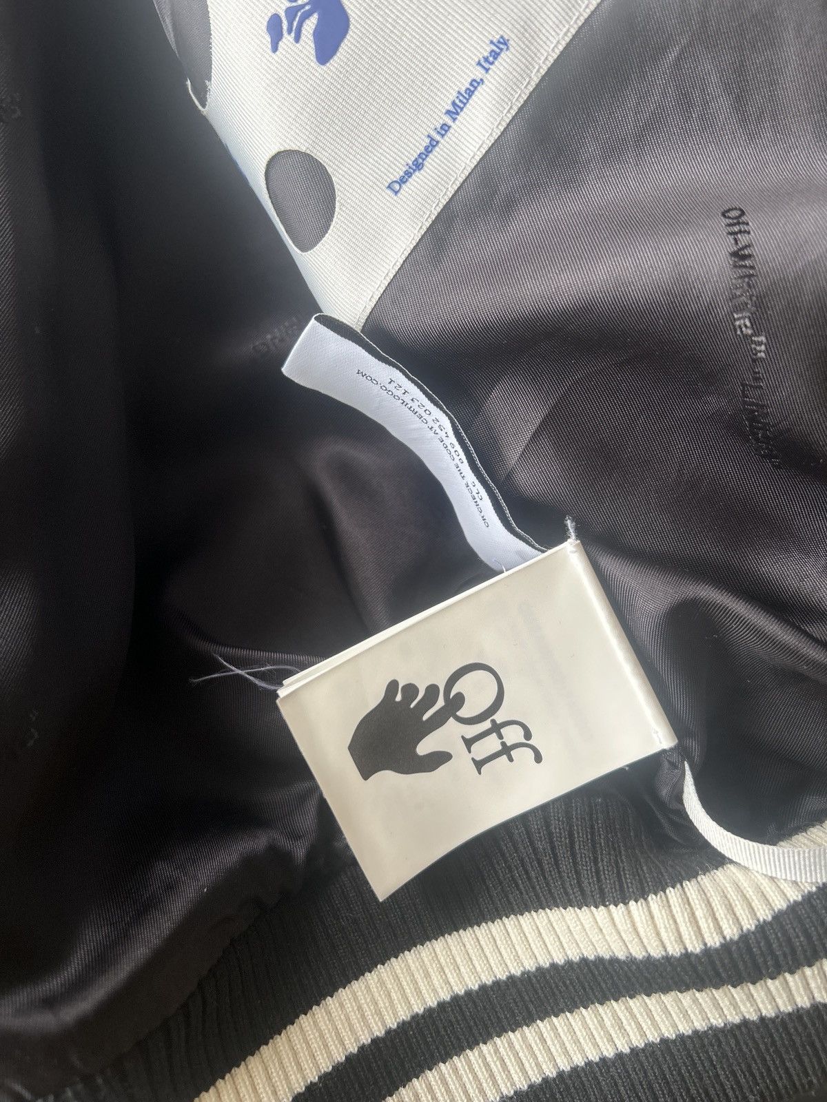 Off-White Varsity Letterman Jacket Size US M / EU 48-50 / 2 - 8 Thumbnail