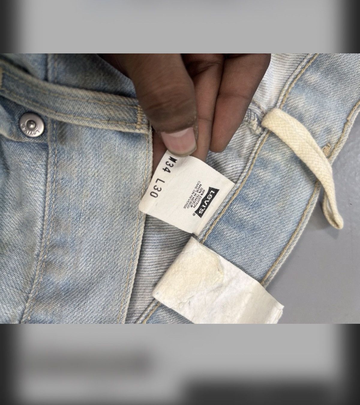 Levi's Vintage Levi’s engineer jeans denim Size US 35 - 7 Thumbnail