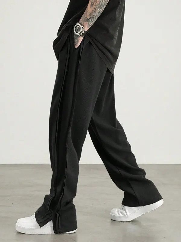 Japanese Brand Yoshi x Miyu Straight fit casual classic sweatpants big rope Size US 34 / EU 50 - 3 Thumbnail