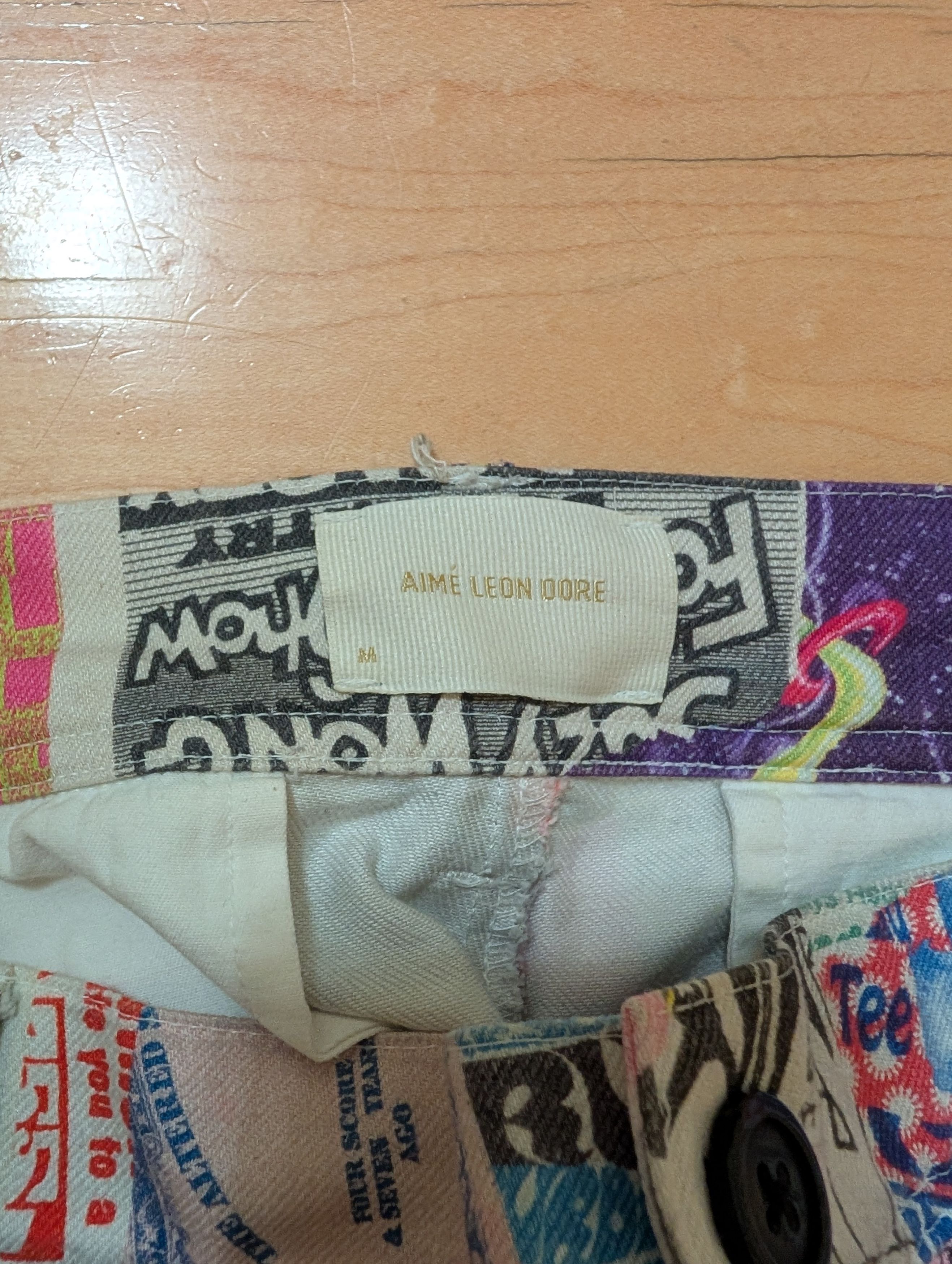 Aime Leon Dore Aime Leon Dore ALD Multicolored Poster Straight Leg Pants M Size US 32 / EU 48 - 3 Thumbnail