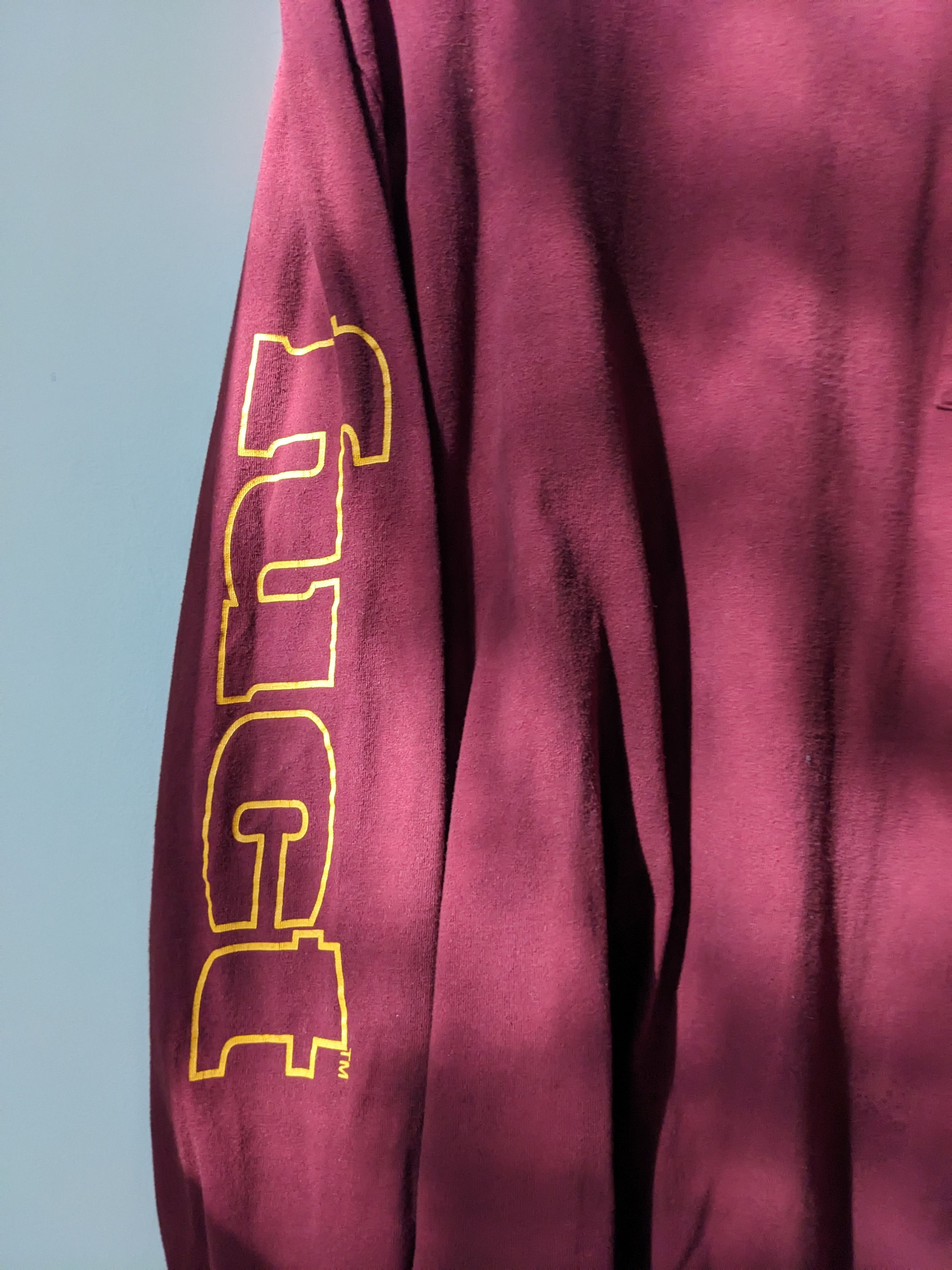 FUCT Fuct Long Sleeve Shirt Pocket Burgundy Red Pullovers Size US M / EU 48-50 / 2 - 6 Thumbnail