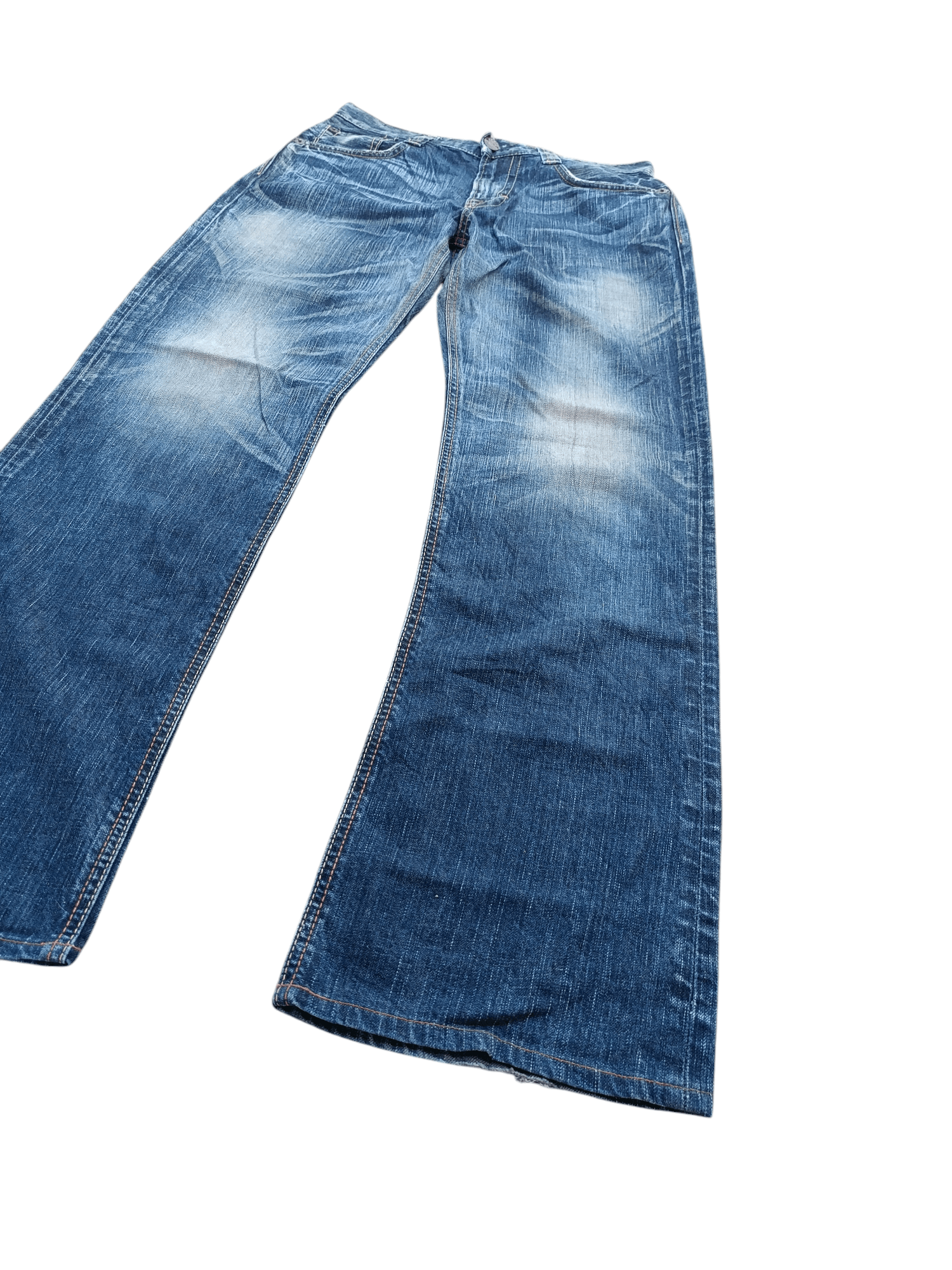 Edwin × Japanese Brand Vintage Edwin 503 Bootcut Whiskers Faded Denim Size US 30 / EU 46 - 4 Thumbnail