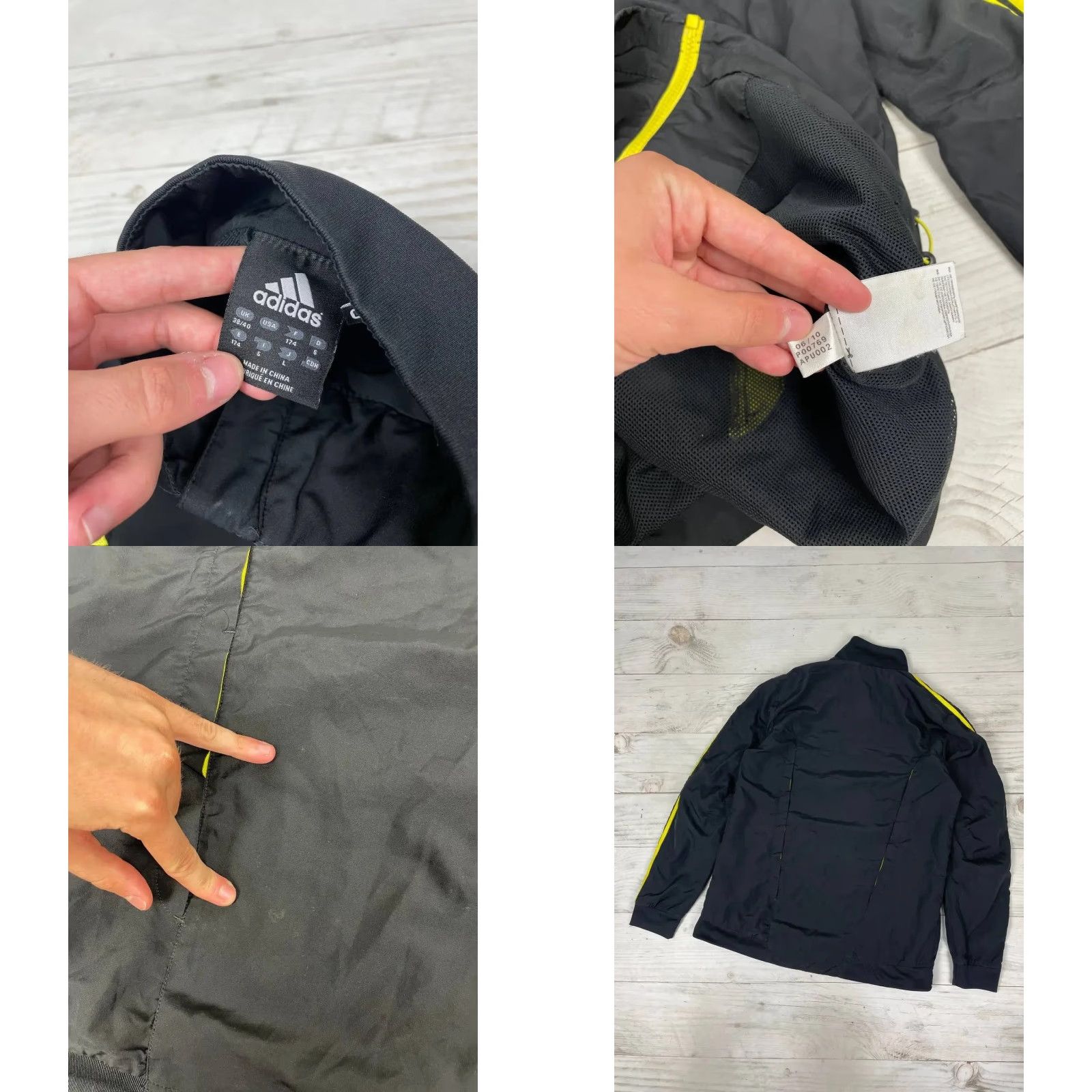 Adidas VINTAGE adidas Liverpool Tracksuit Jacket Pants Men Size M Black Size 40R - 8 Thumbnail