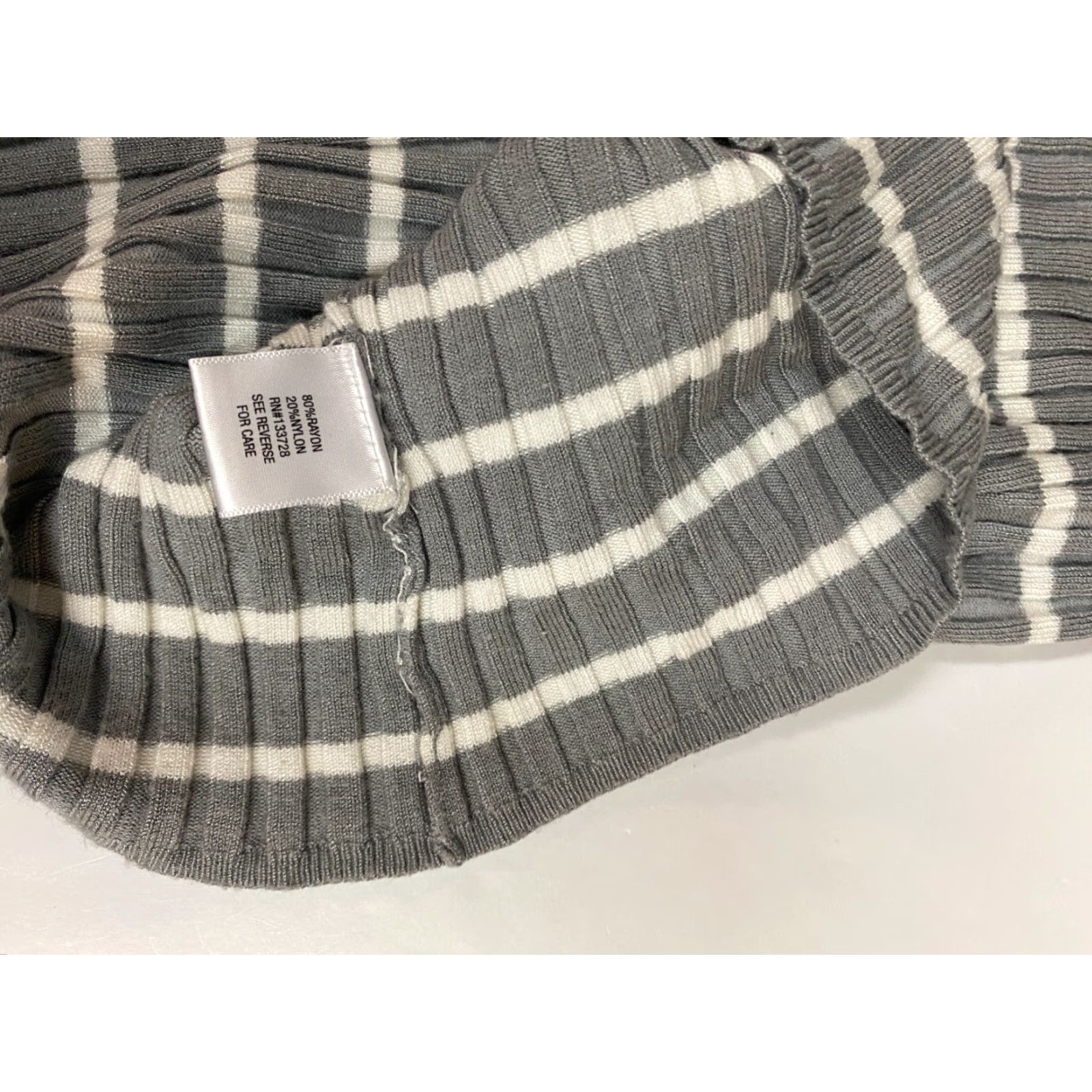 Apt. 9 Apt 9 Womens Sweater XL Gray Pullover Crew Neck Long Balloon Sleeve Button Knit Pullover Modern American Size XL / US 12-14 / IT 48-50 - 5 Thumbnail