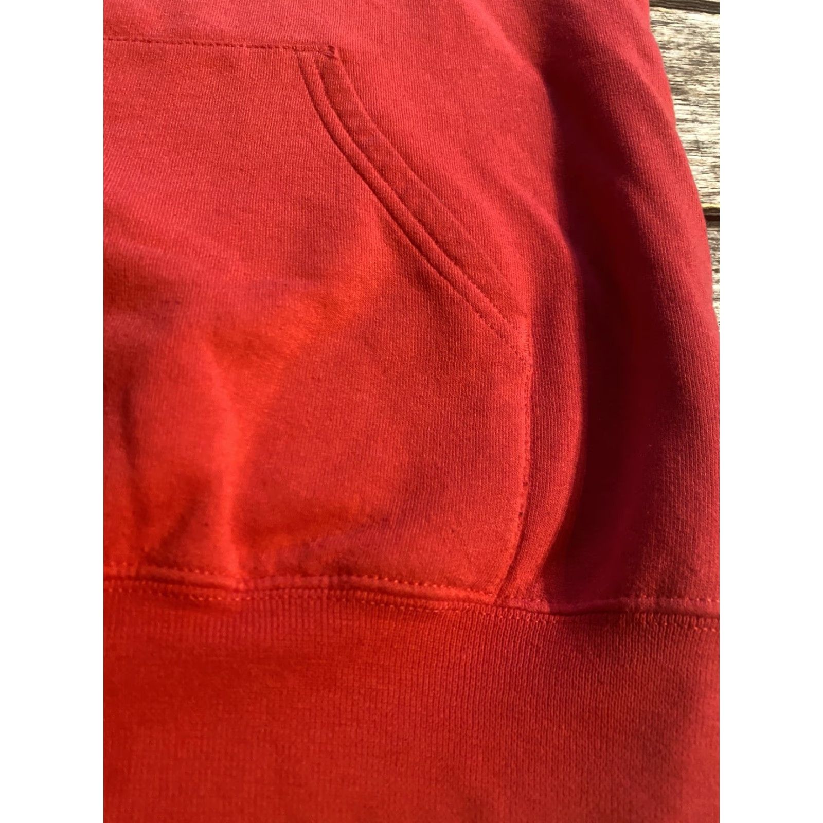 Champion VINTAGE Kings College Red Champion Hoodie Sweatshirt Mens Small New York School Pullover Cotton Blend Size US S / EU 44-46 / 1 - 4 Thumbnail
