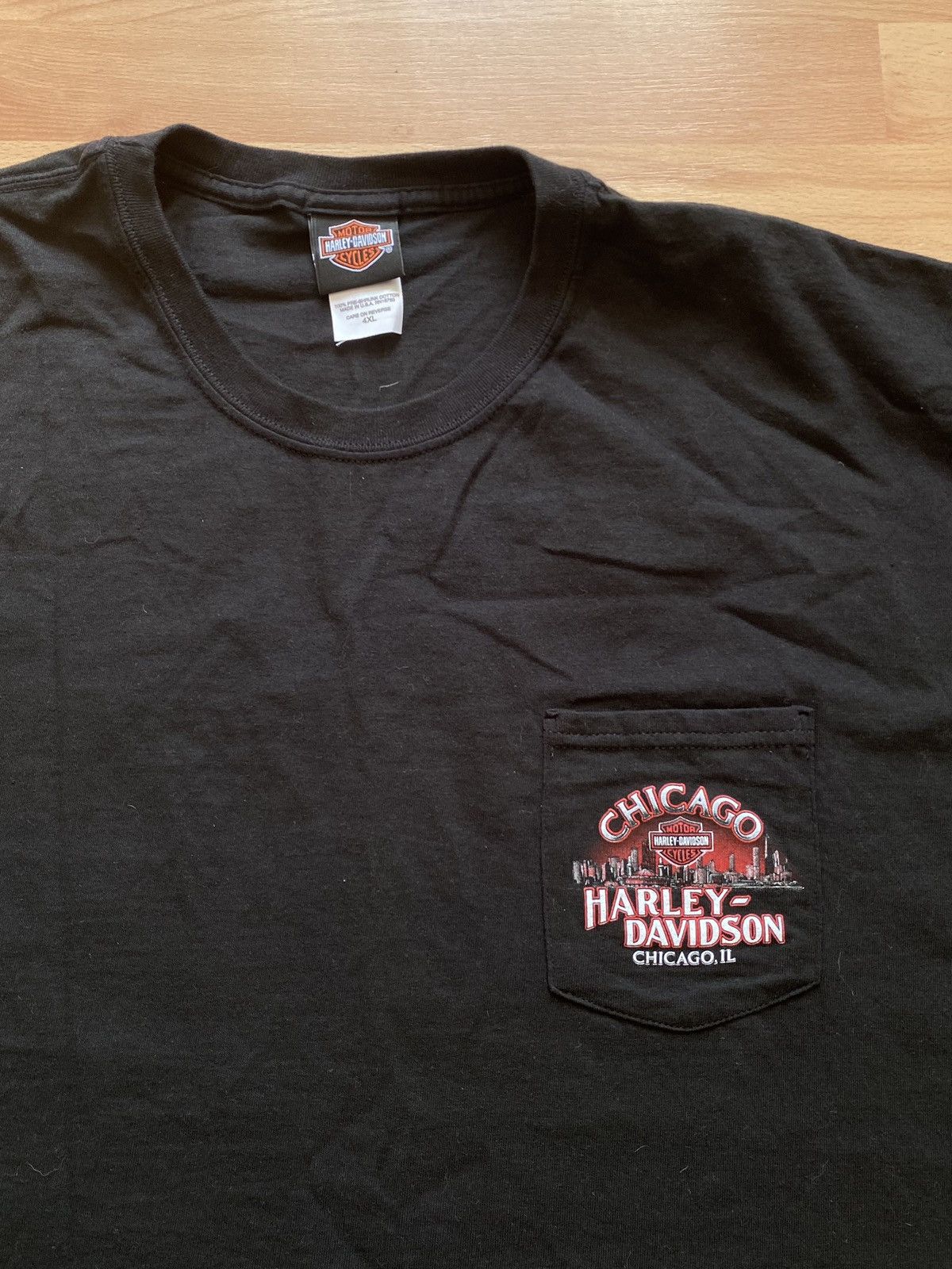 Harley Davidson VTG 2003 Harley Davidson Motorcycles Chicago Illinois Shirt Size US XXL / EU 58 / 5 - 5 Thumbnail