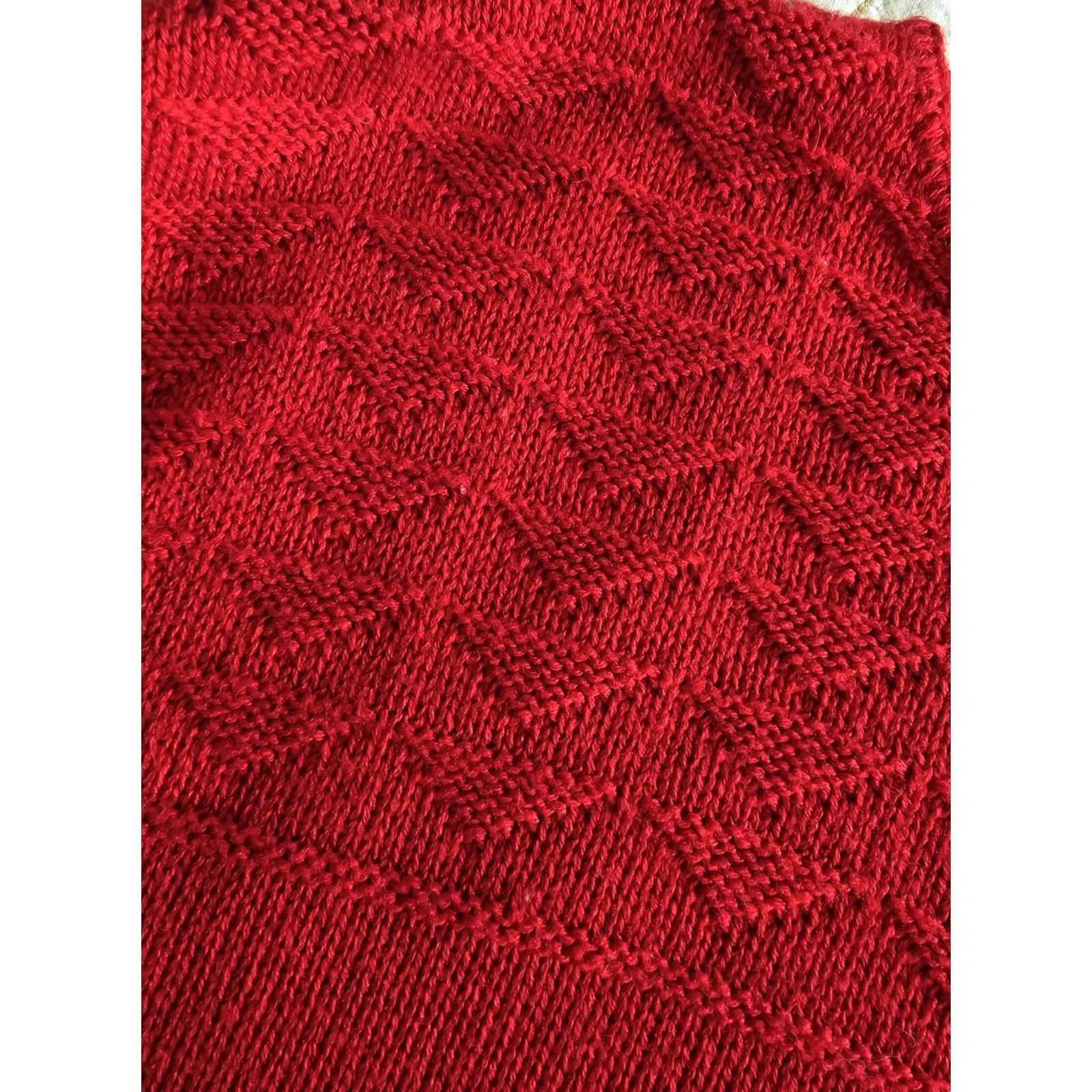 Vintage VINTAGE 80s 90s Red Sailboat Sweater Womens Large Preppy Coastal Grandma Beach Sweater Bazar Sailor 1980s Red Womens L Acrylic United States Size L / US 10 / IT 46 - 6 Thumbnail