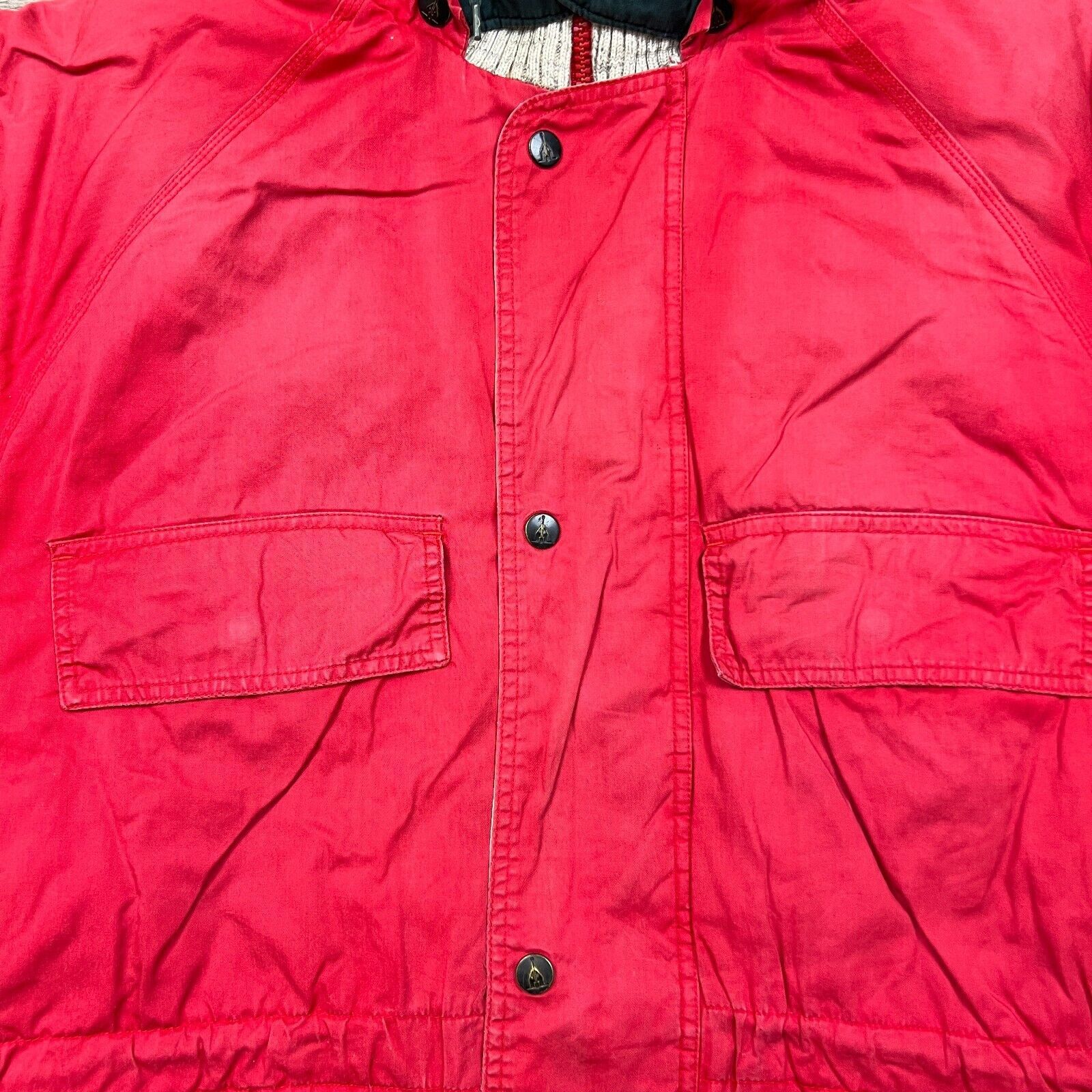 Nautica × Vintage Vintage 90s Nautica Jacket Large Zip Faded Long Parka Coat Size US L / EU 52-54 / 3 - 2 Thumbnail