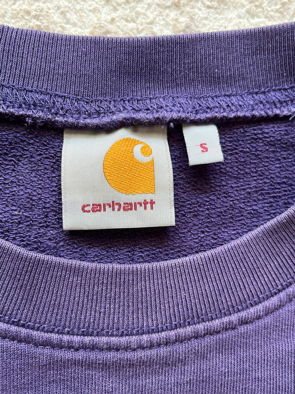 Carhartt Carhartt 2014 Purple Sweatshirts Crewneck College Sweat Size US S / EU 44-46 / 1 - 6 Thumbnail