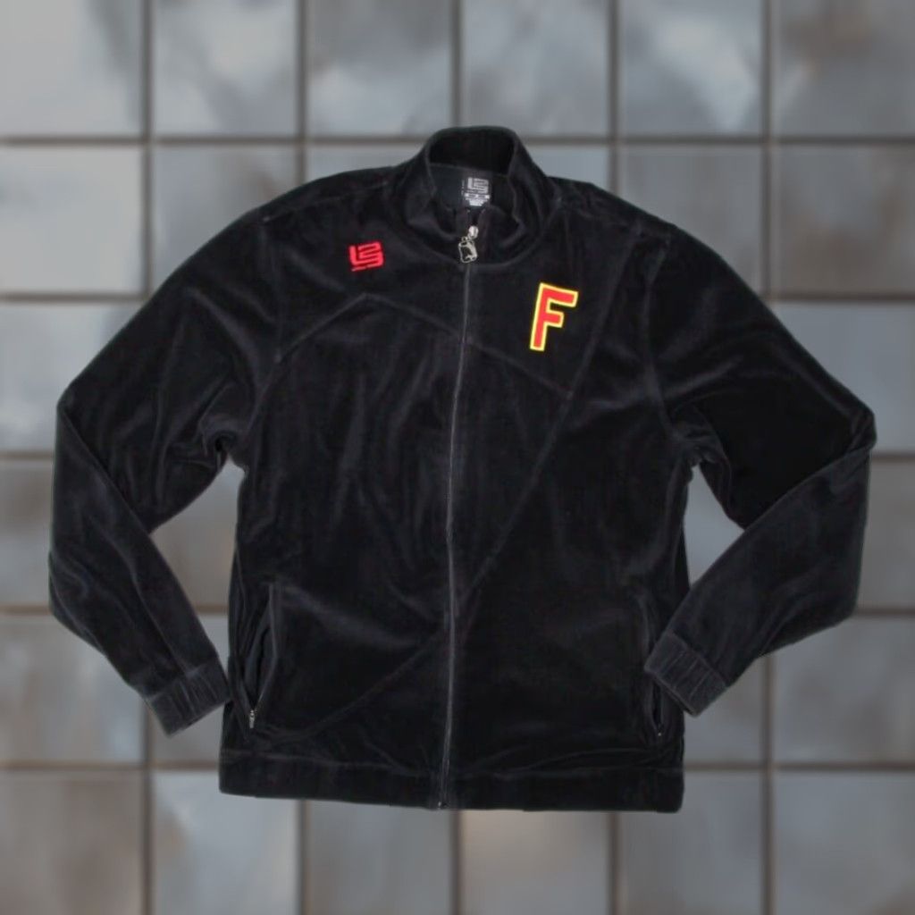 Nike Nike Jacket Mens Medium Black Lebron James Velour Full Zip Basketball Retro Size US M / EU 48-50 / 2 - 1 Thumbnail