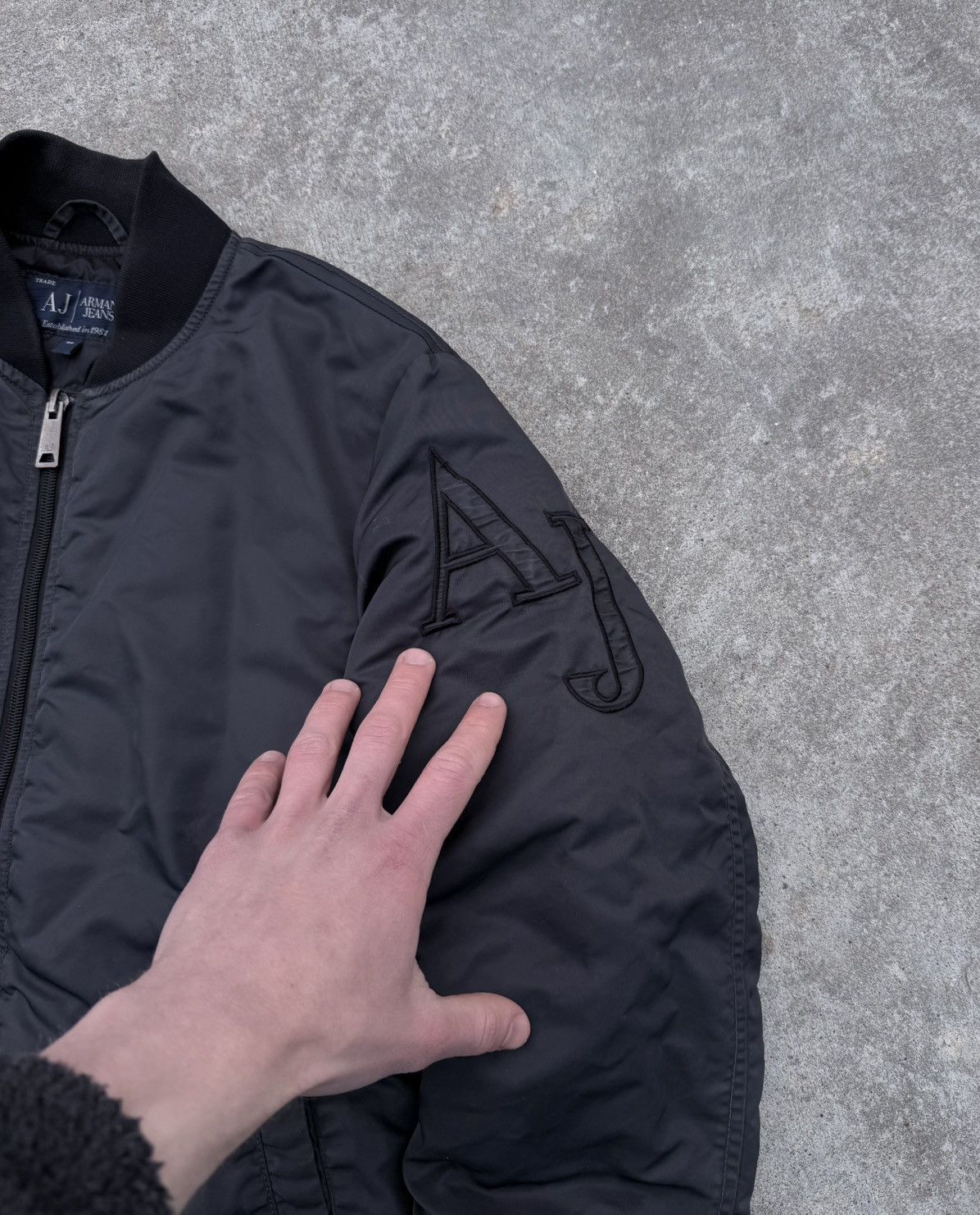 Armani × Vintage Vintage RARE Armani Y2K streetwear avantgarde luxury bomber Size US M / EU 48-50 / 2 - 11 Thumbnail