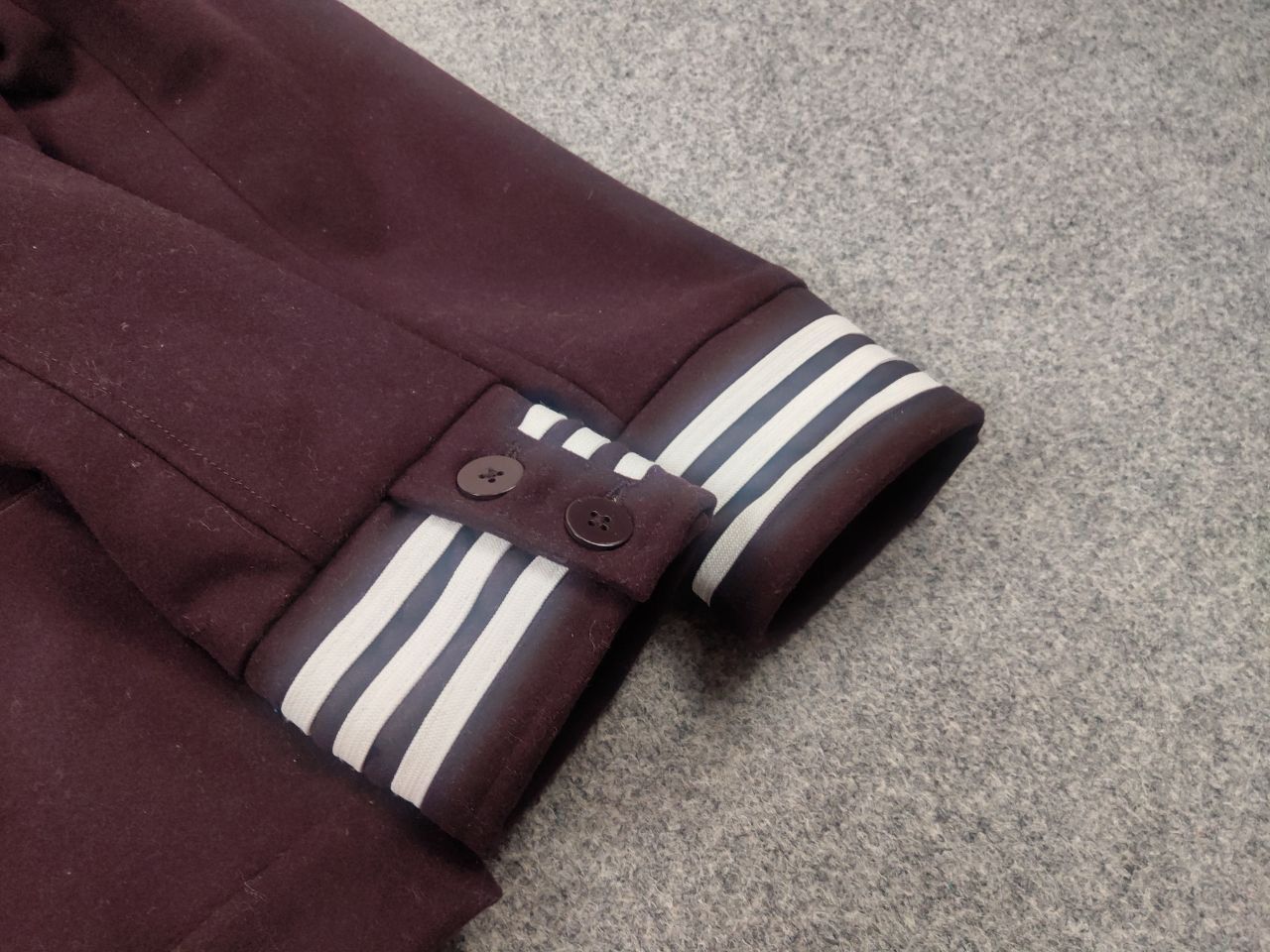 Adidas David Beckham Adidas wool coat Double Breasted Jacket Size US S / EU 44-46 / 1 - 10 Thumbnail