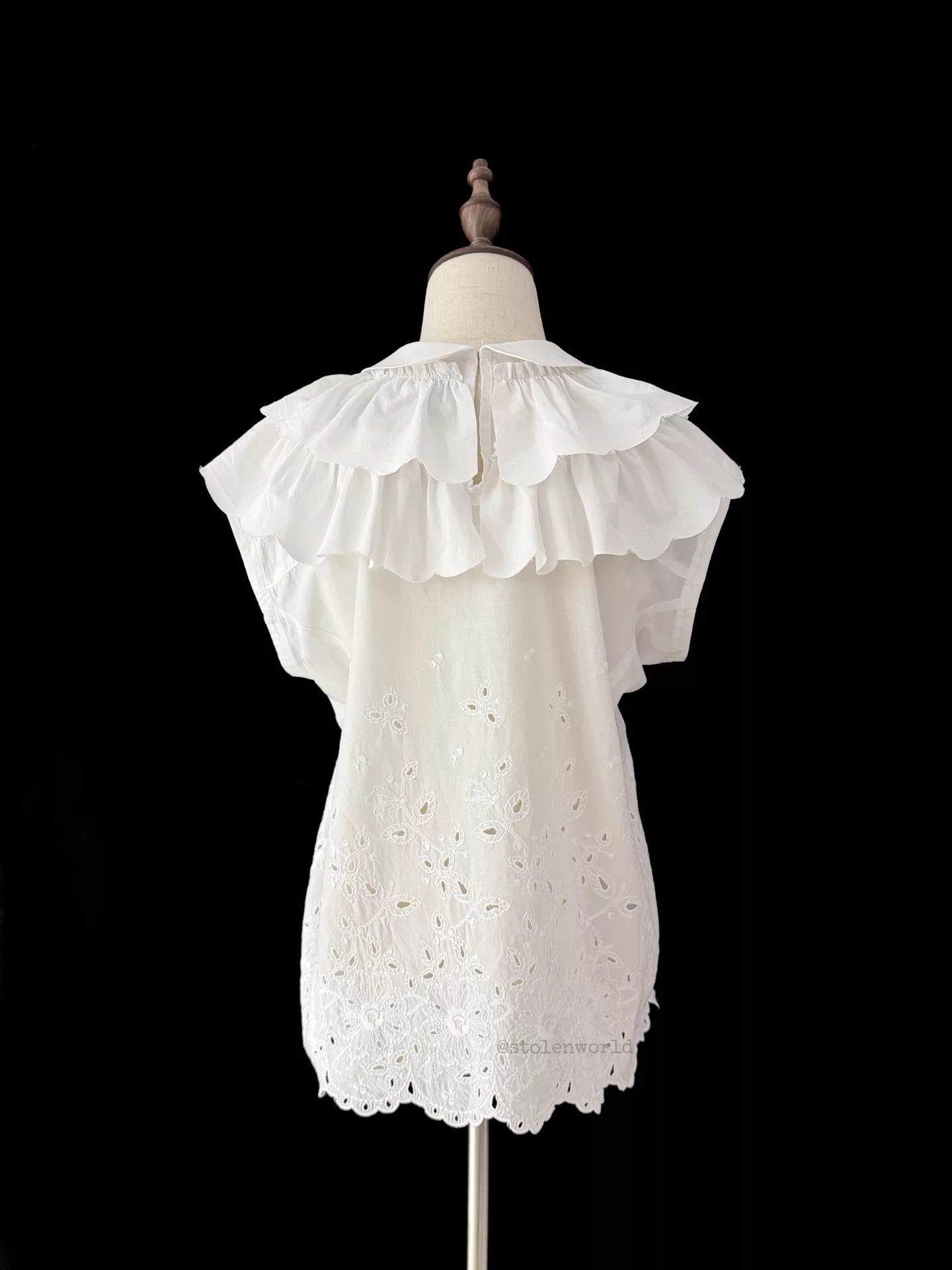 Comme des Garcons Comme des Garçons 2021SS Tricot Cotton Plisse Trim Top M Size M / US 6-8 / IT 42-44 - 4 Thumbnail