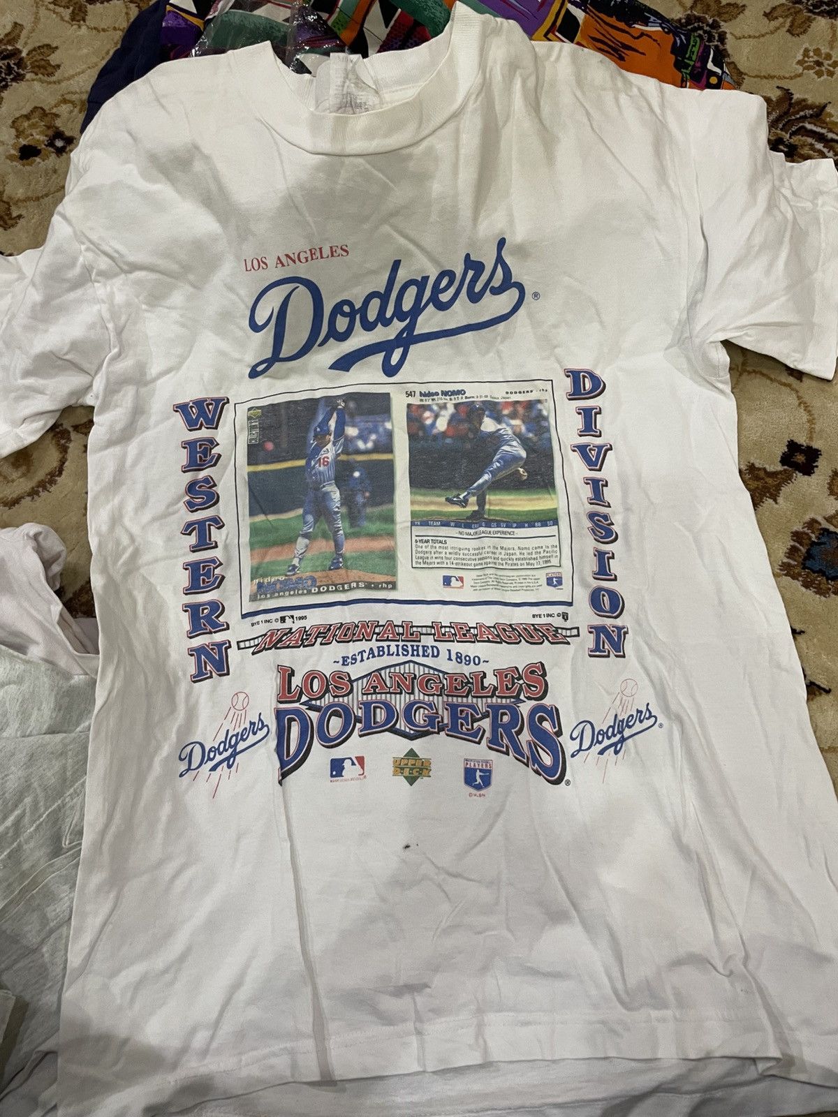 MLB × Vintage Vintage 90s LA DODGERS Player SHIRT Size US M / EU 48-50 / 2 - 1 Thumbnail