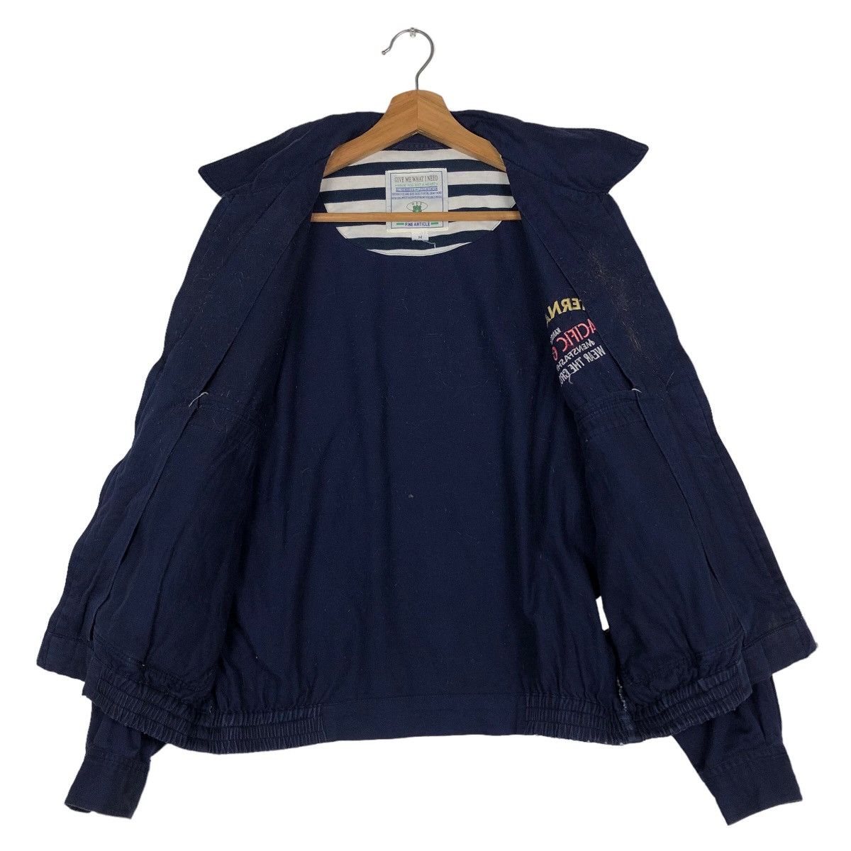 Hysteric Glamour 🔥Vintage Bomber Jacket Pacific Ocean Big Logo Union Size US M / EU 48-50 / 2 - 13 Thumbnail