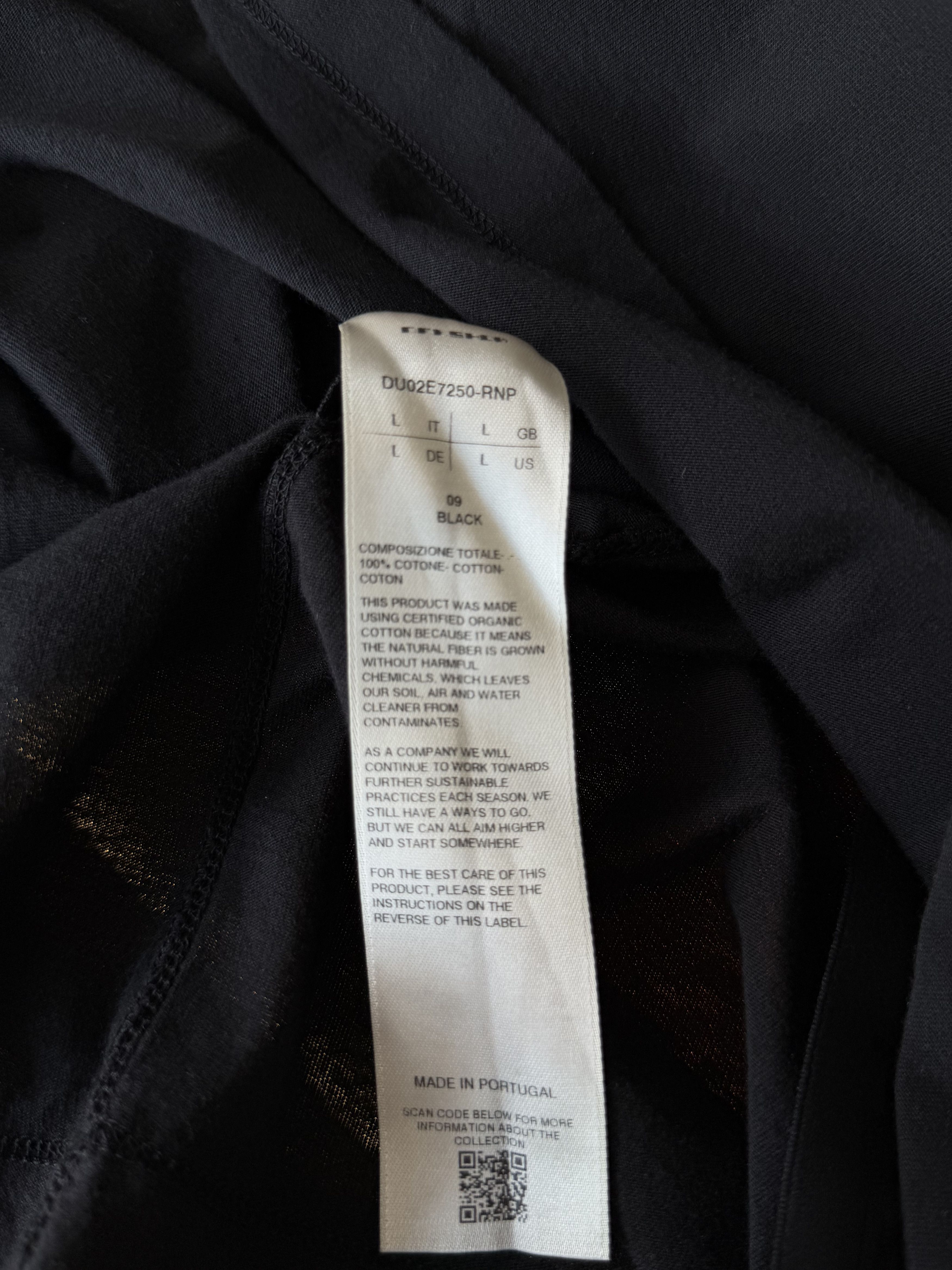 Rick Owens Rick Owens Black Level T-Shirt Size US L / EU 52-54 / 3 - 4 Thumbnail